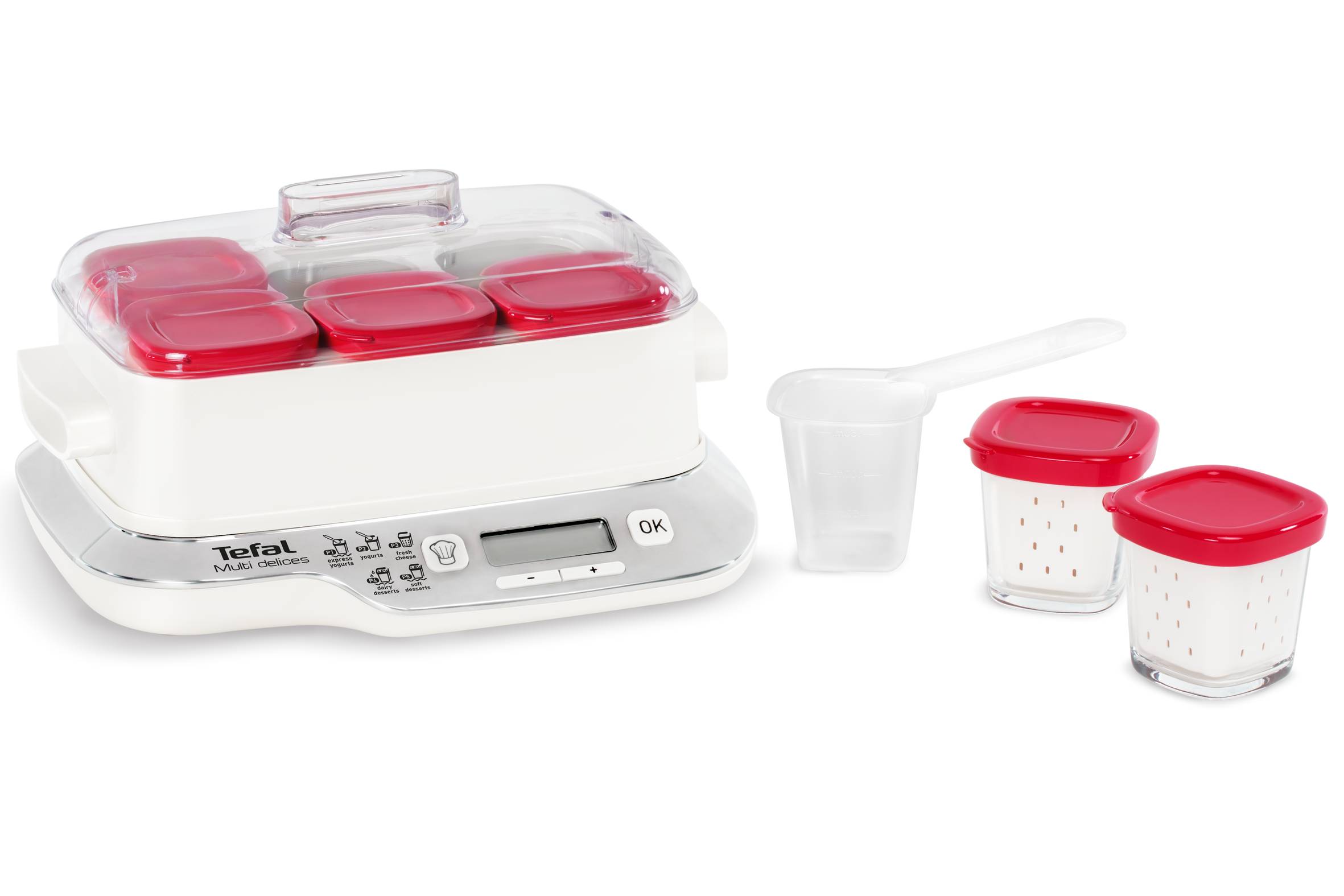MULTI DELICES EXPRESS 6 POTS ROUGE