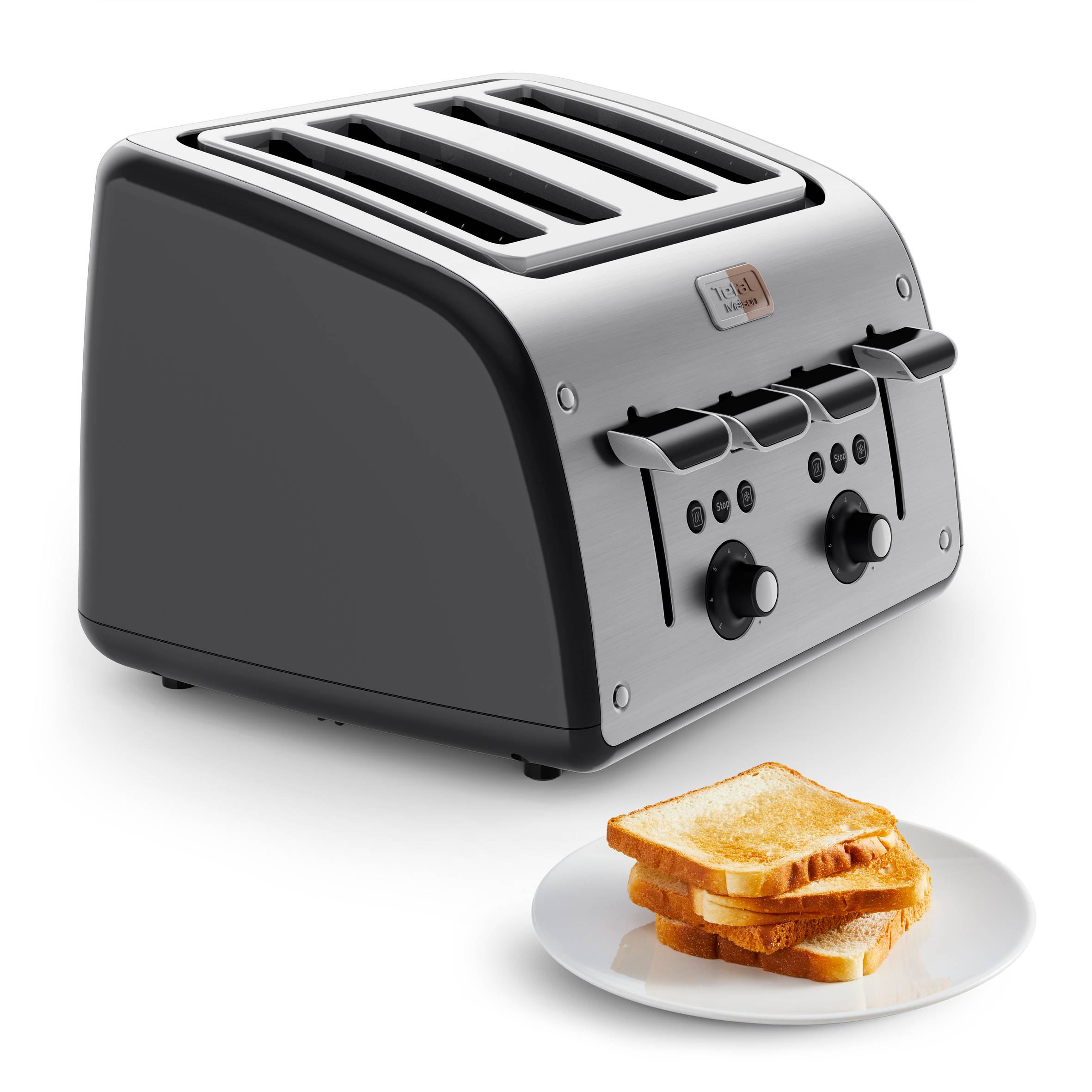 TEFAL MAISON INOX 4 FENTES 