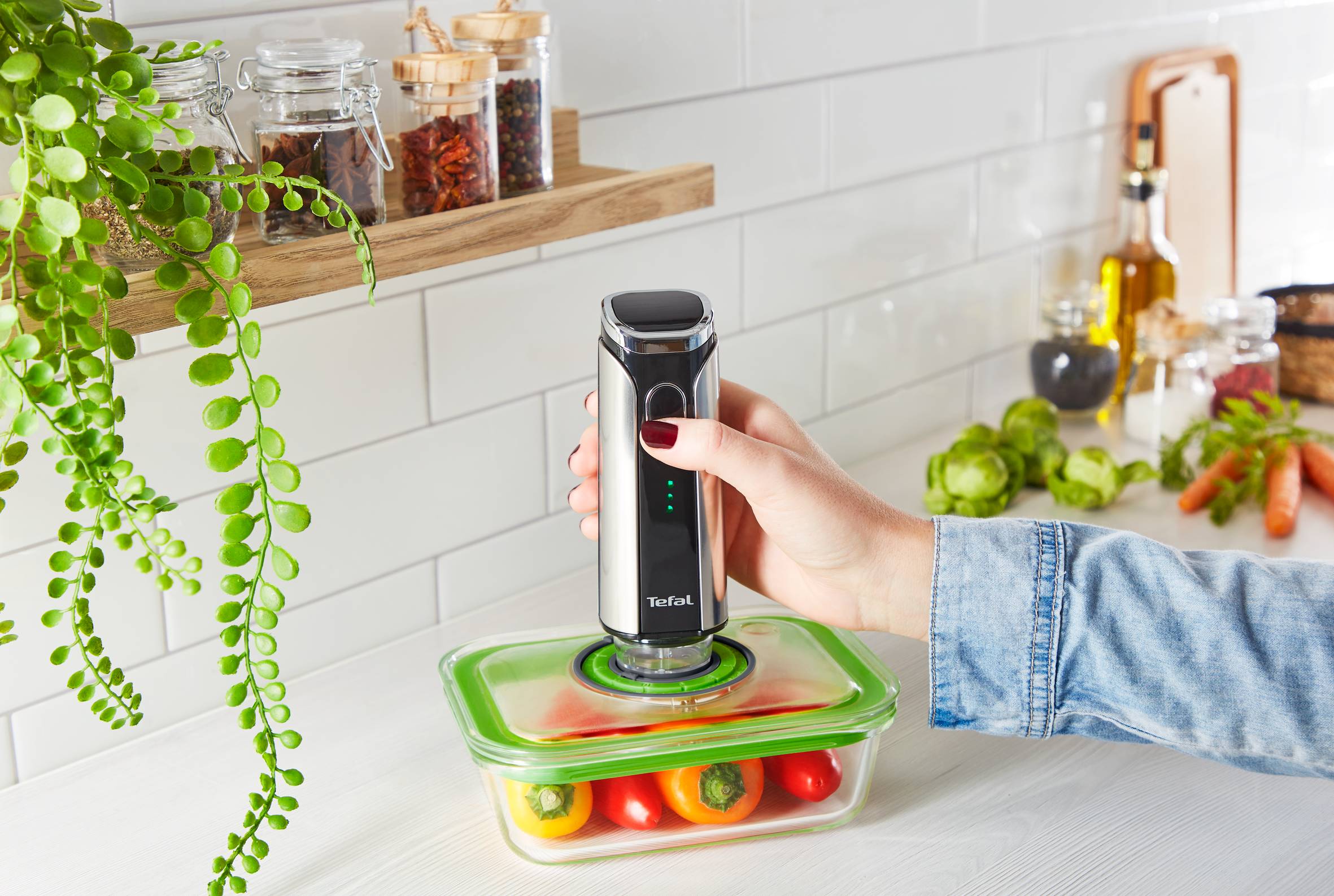 Boîte sous vide en verre 1.04L