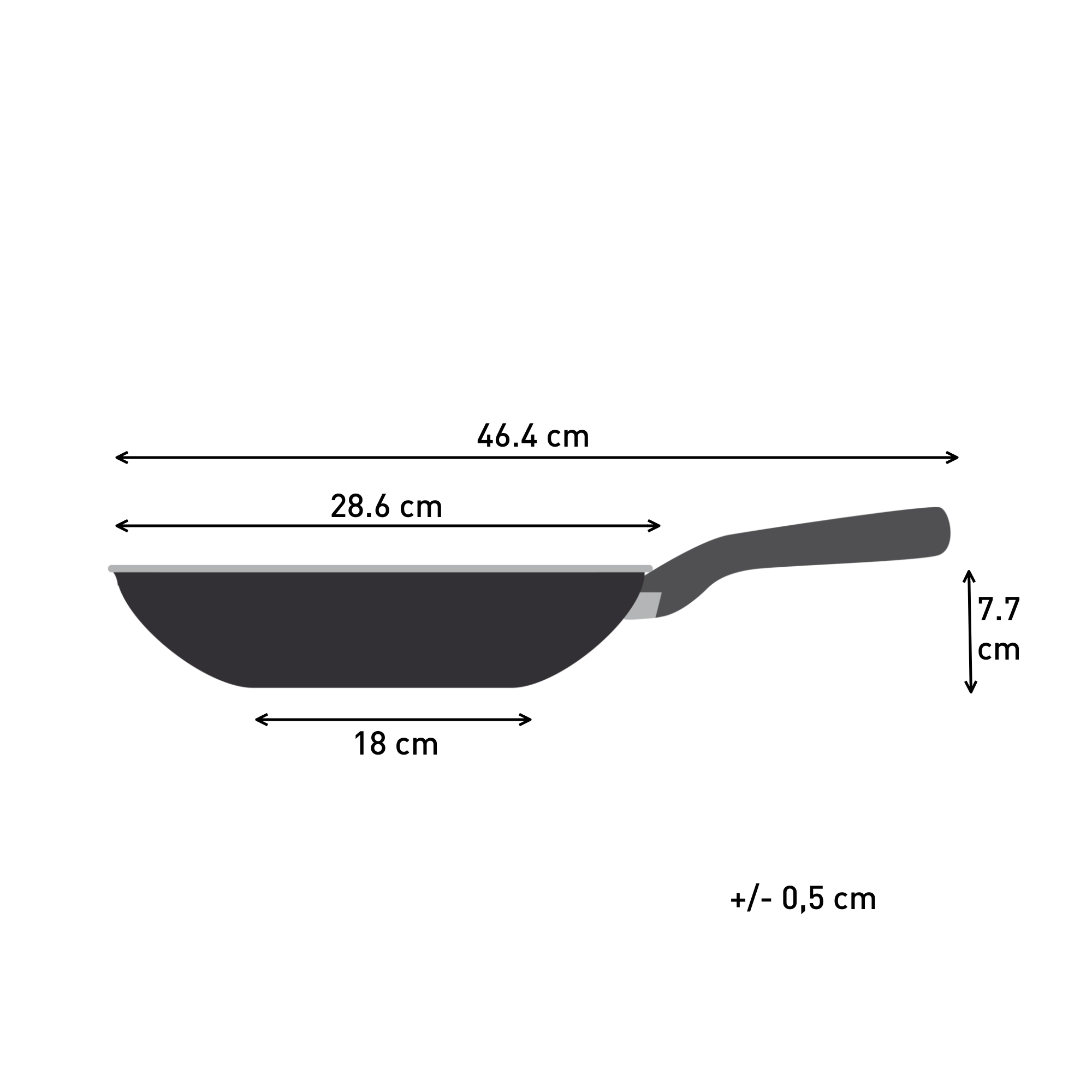 Recycled On Poêle wok 28&nbsp;cm, Revêtement antiadhésif sûr et durable