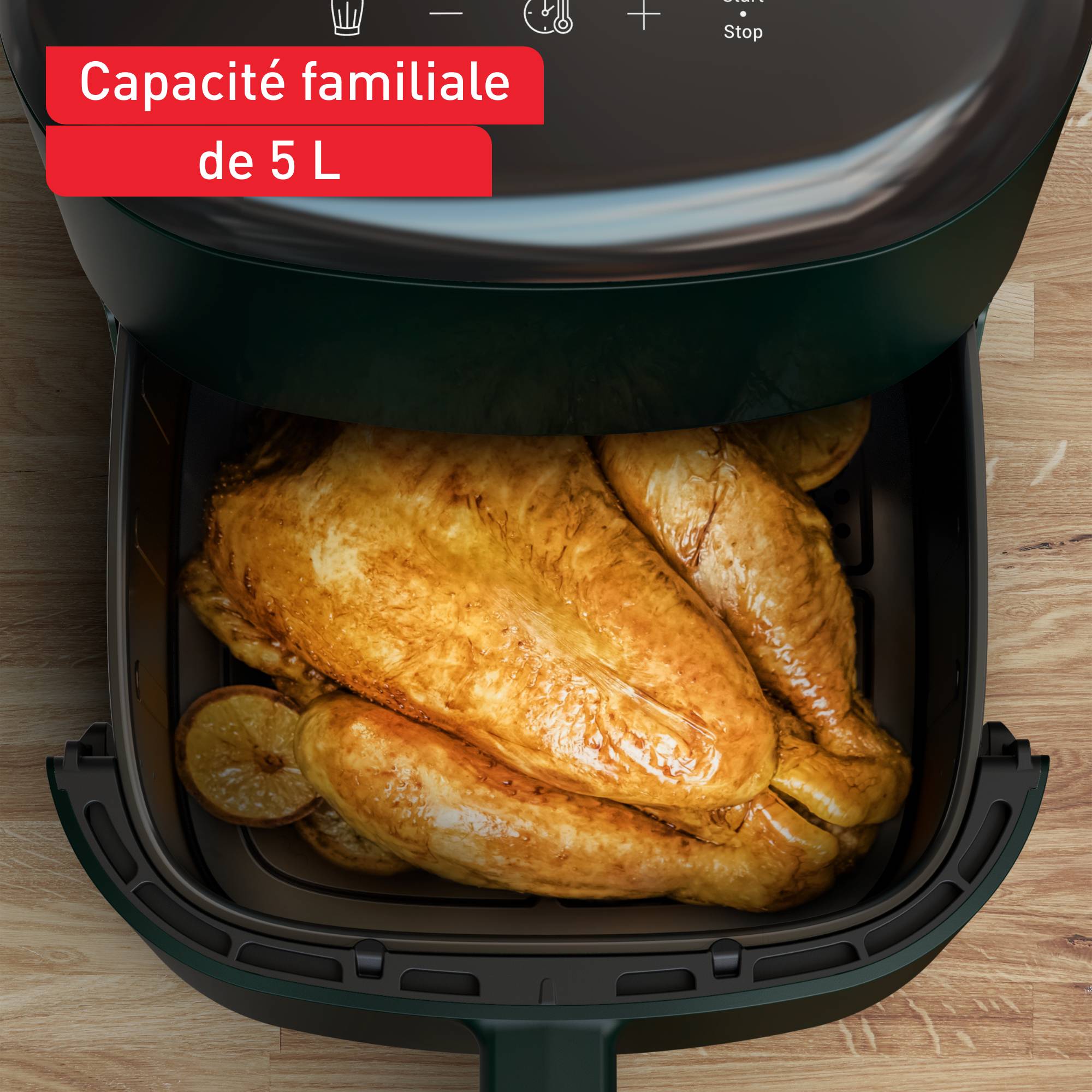 Easy Fry Max, Air fryer mono tiroir, 5L, Jusqu'à 6 personnes