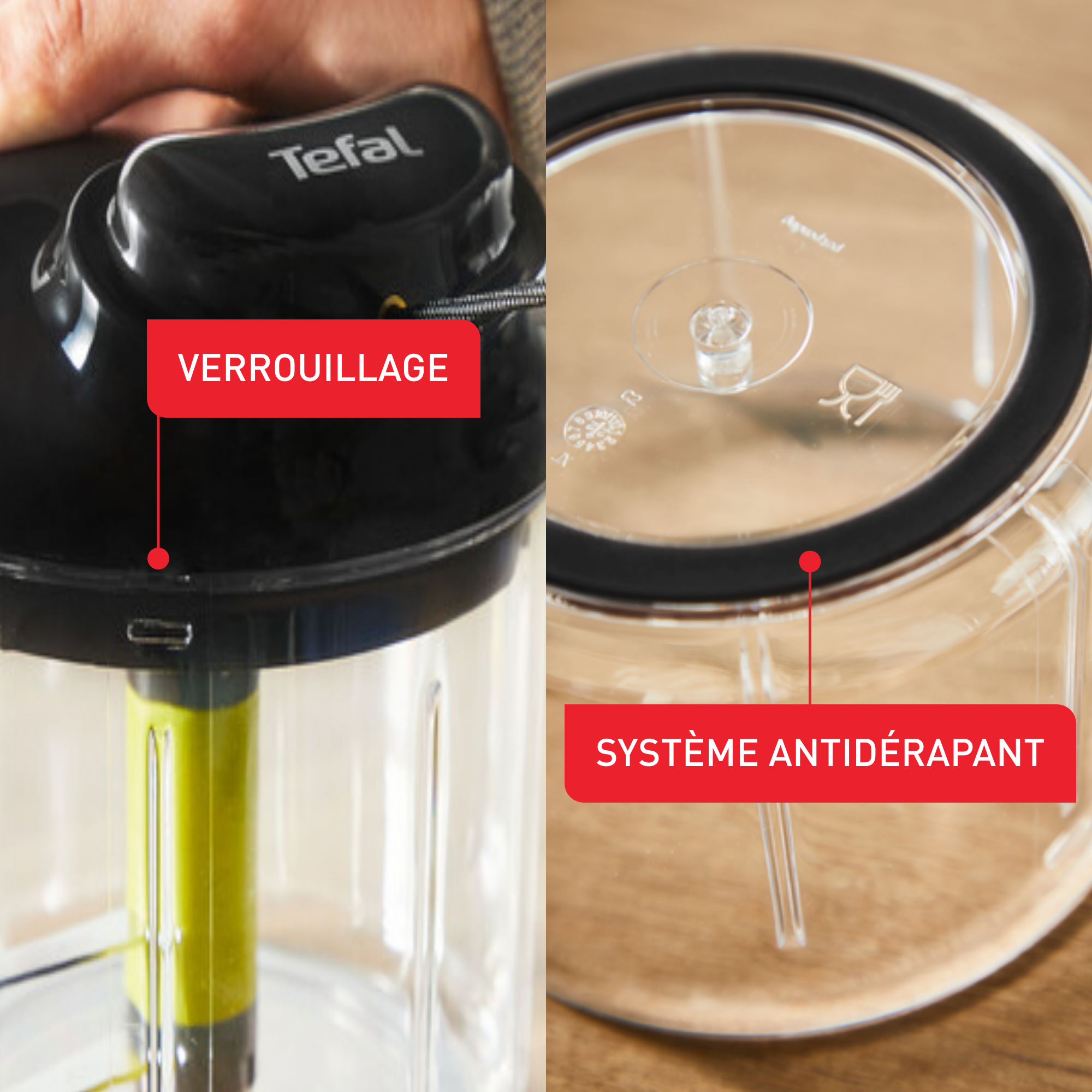 Hachoir manuel 5 secondes 900ml