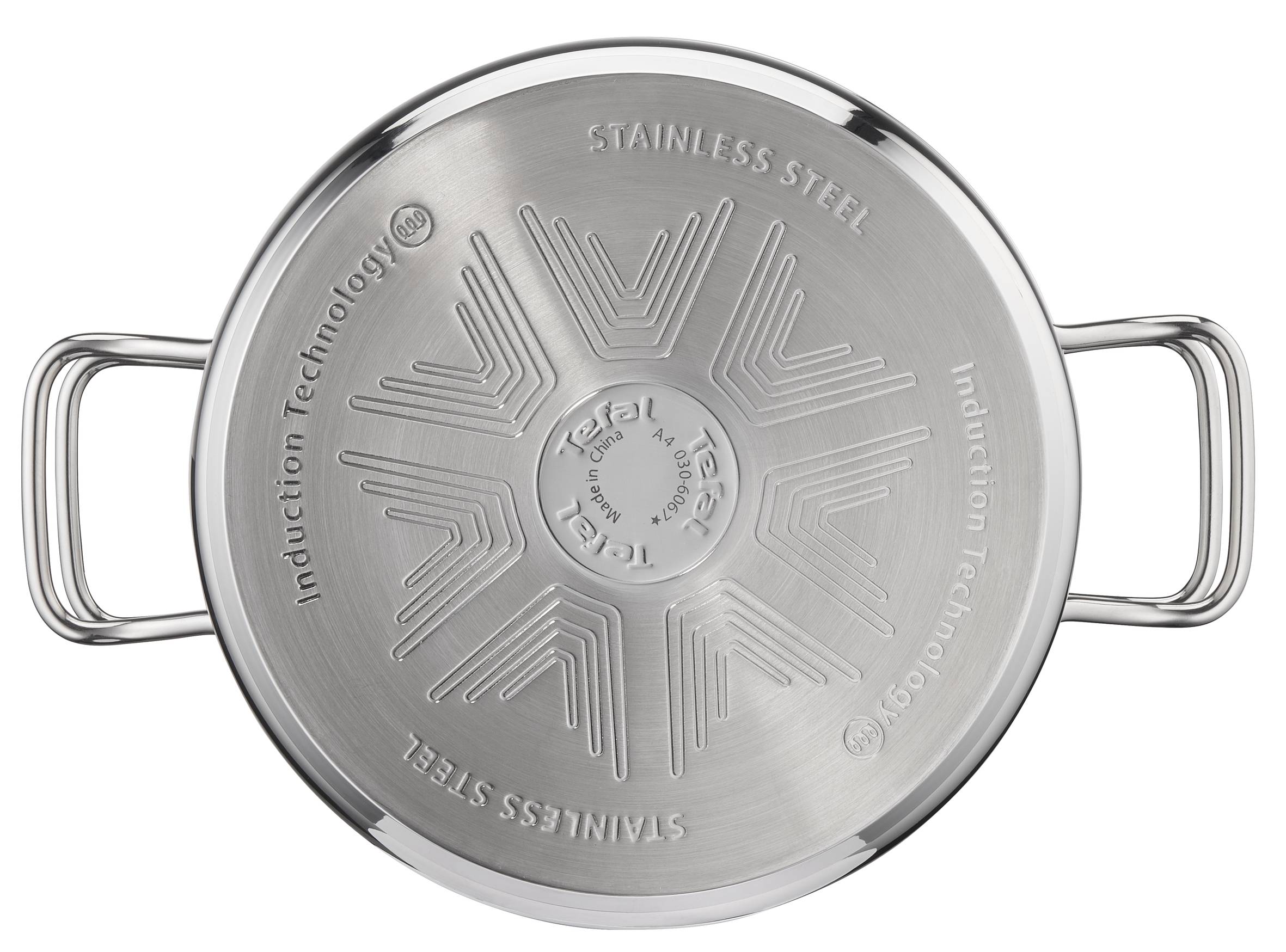 INTUITION Set 6 pcs Faitouts 20/24 cm + couvercles + Casserole 16 cm + couvercle