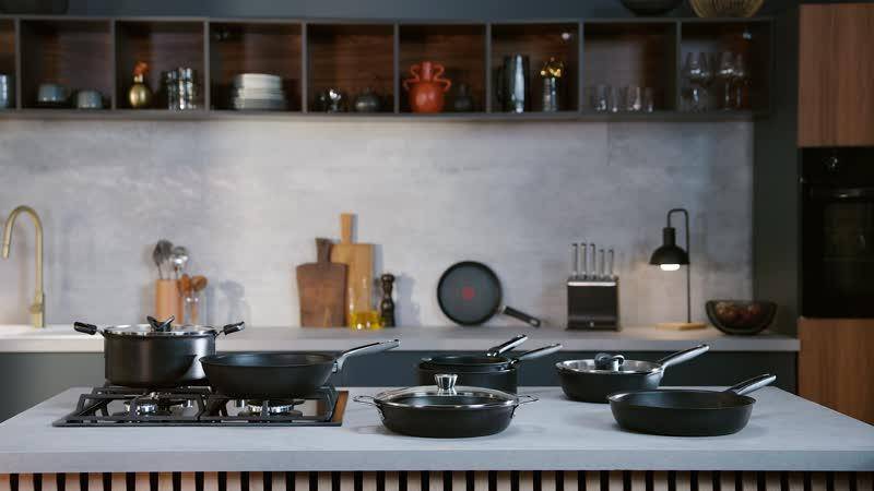 Experience, Poêle tout-en-un 24&nbsp;cm + couvercle, Revêtement antiadhésif FusionCore