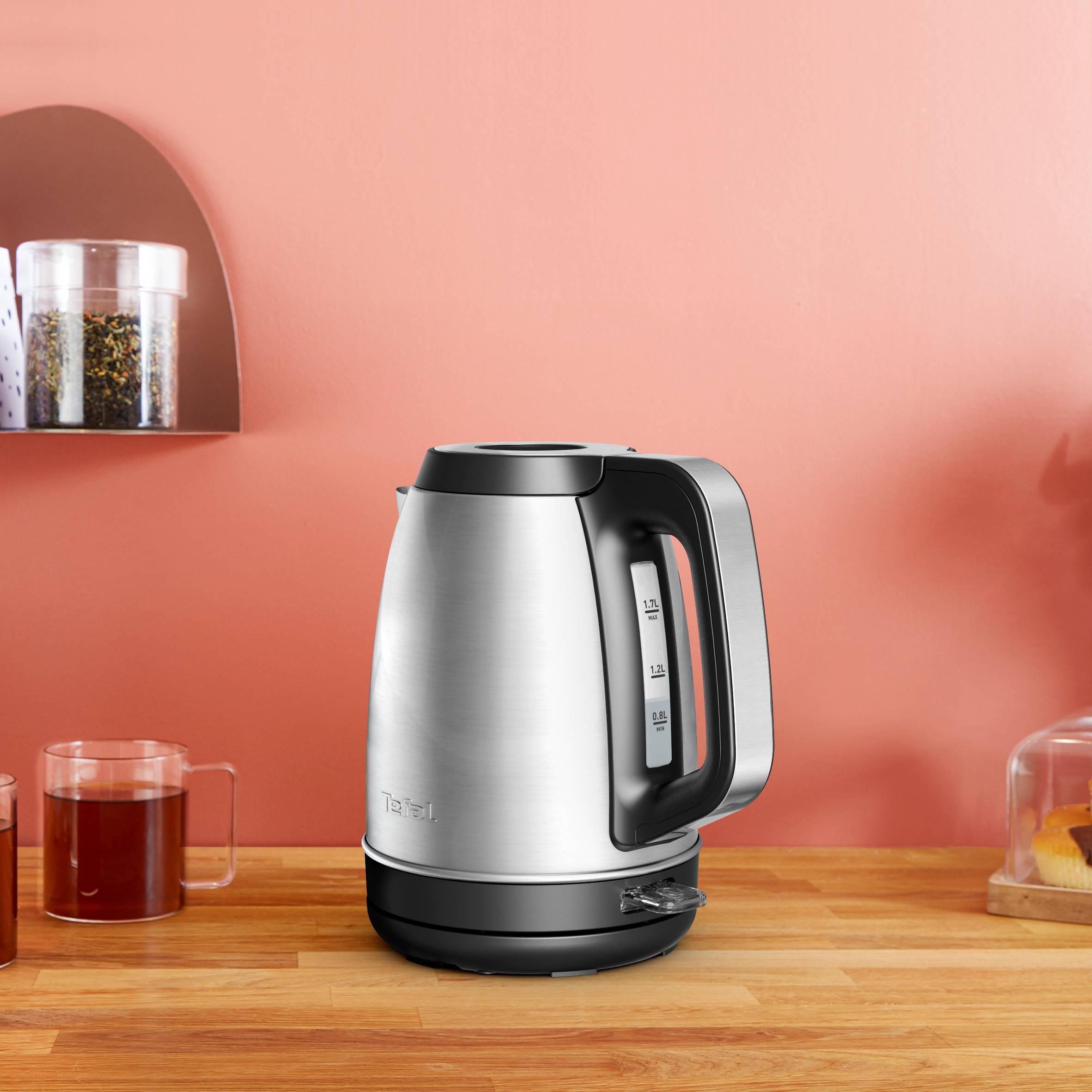 Tefal element inox brosse 1,7l