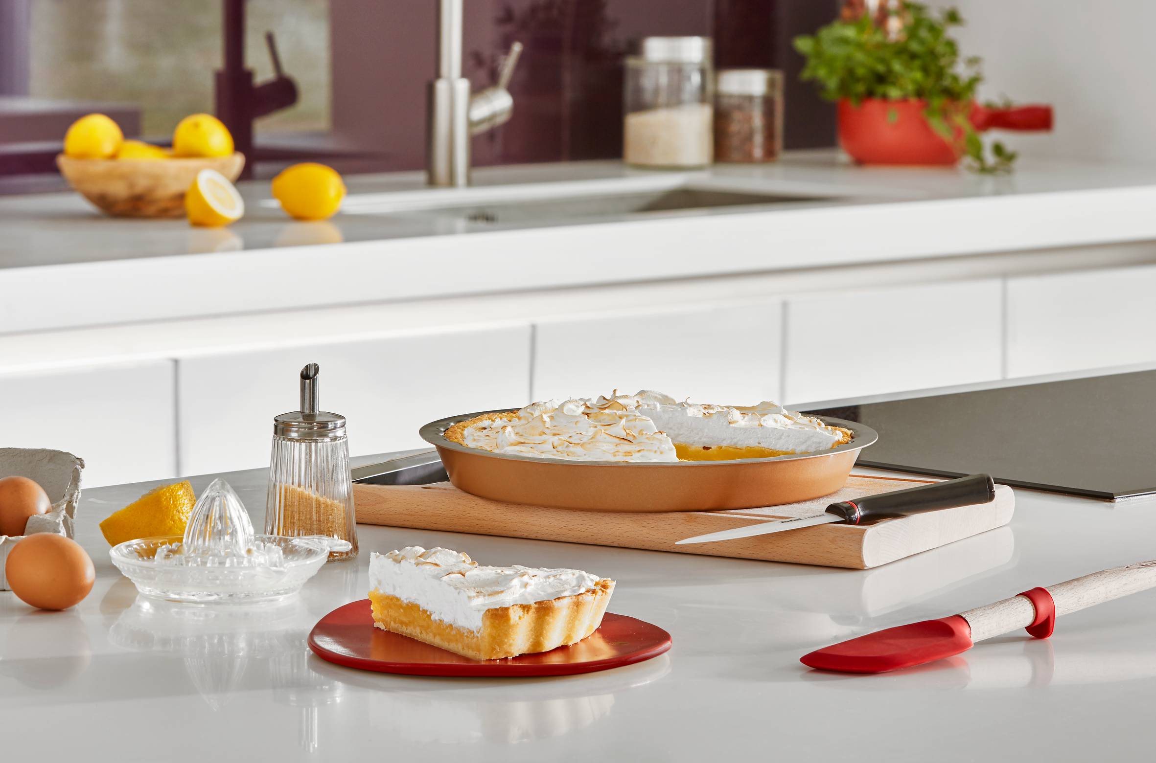 AIRBAKE Moule à manqué 23cm + Moule à cake carré 23cm + Moule à tarte 27 cm