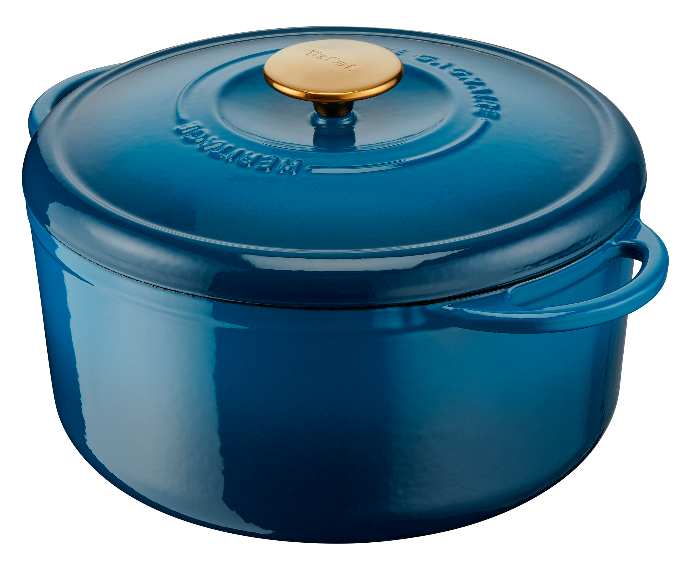 Cocotte ronde fonte Pierre Gagnaire Heritage  Bleu des Alpes 29 cm / 7.4 L