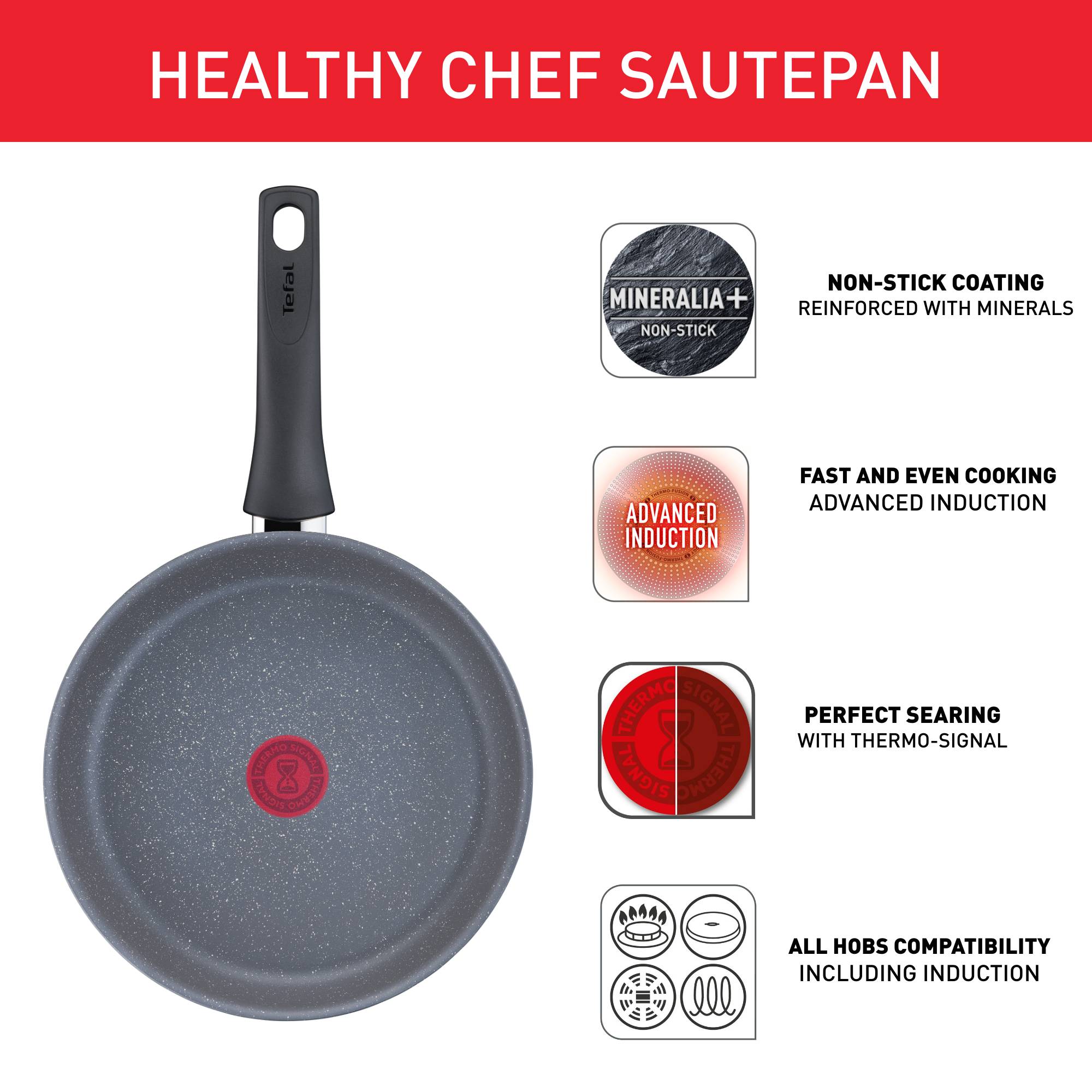 Healthy Chef Sauteuse 24 cm