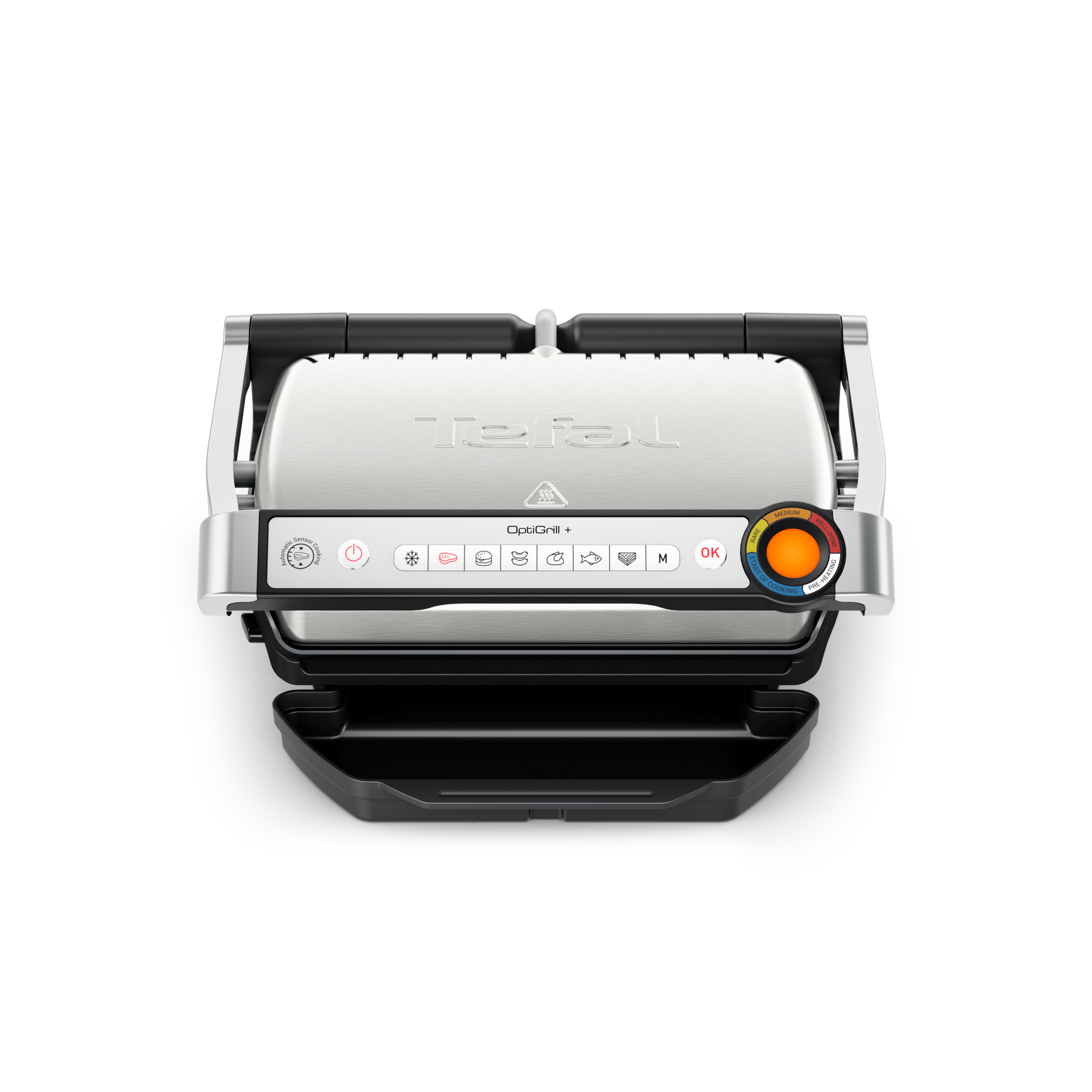 Optigrill+, grill intelligent, 6 programmes, mode manuel, 4 personnes