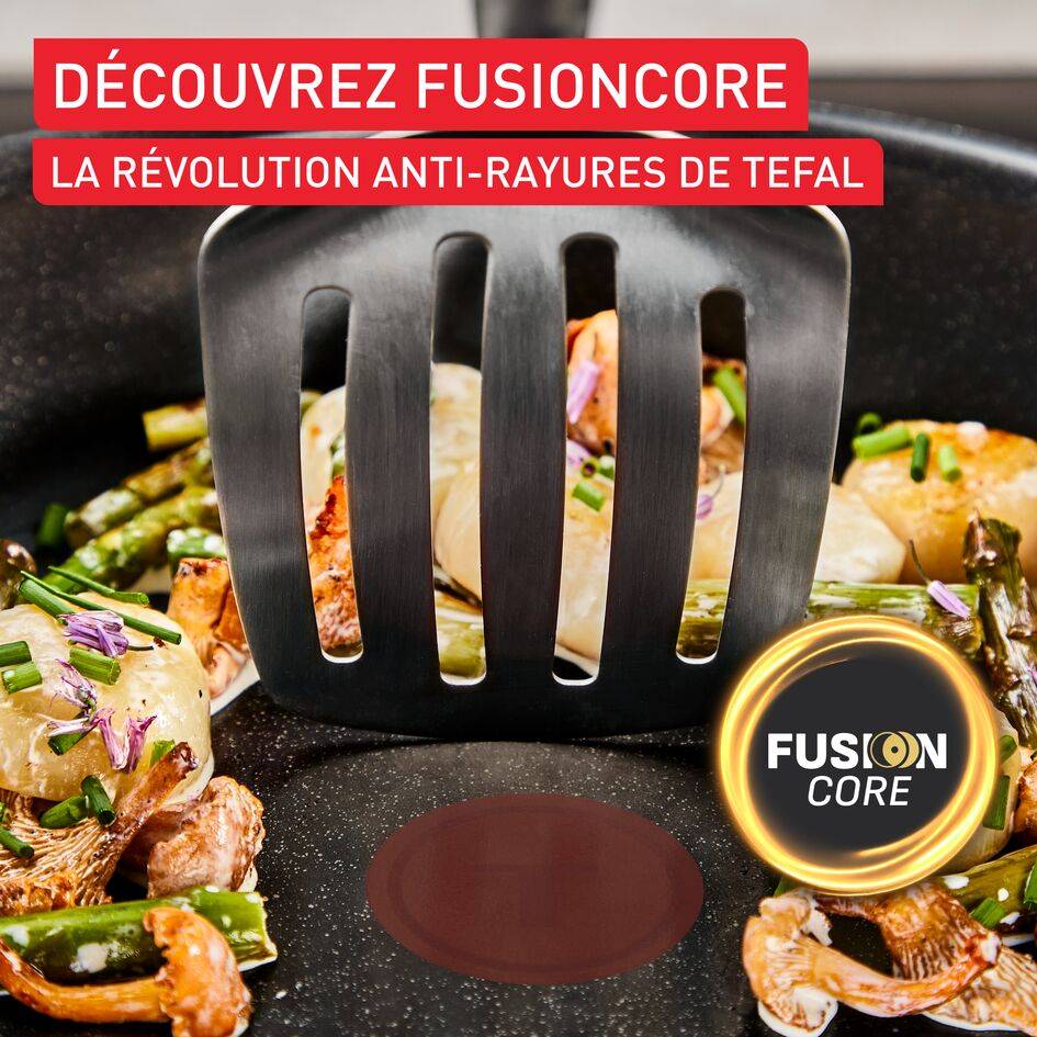 EXPERIENCE CERAMIC,Revêtement céramique antiadhésif, Poêle à crêpes 25 cm,Induction