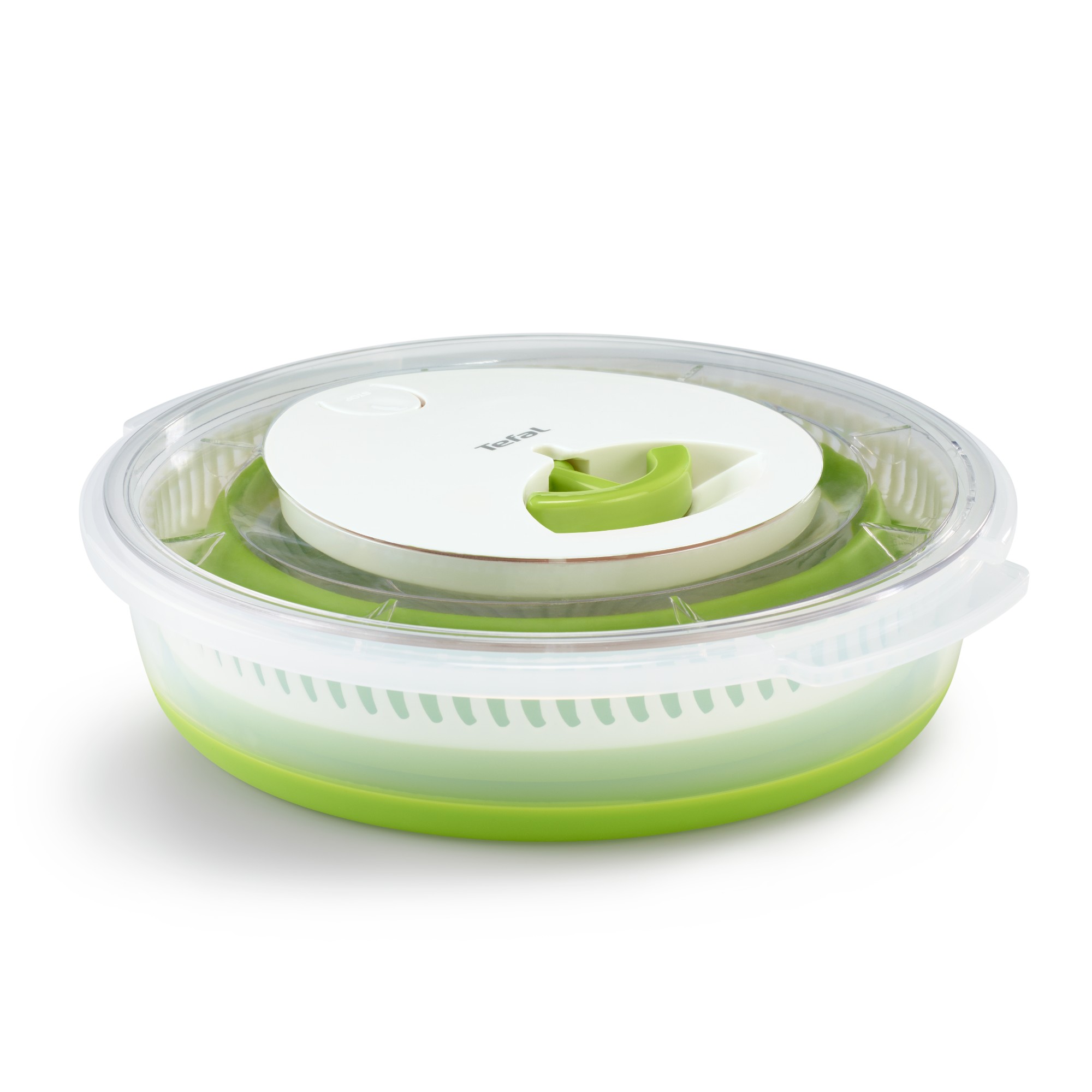 Tefal, Essoreuse à salade pliable, 4 L, Compacte, Base antidérapante, Compatible lave-vaisselle