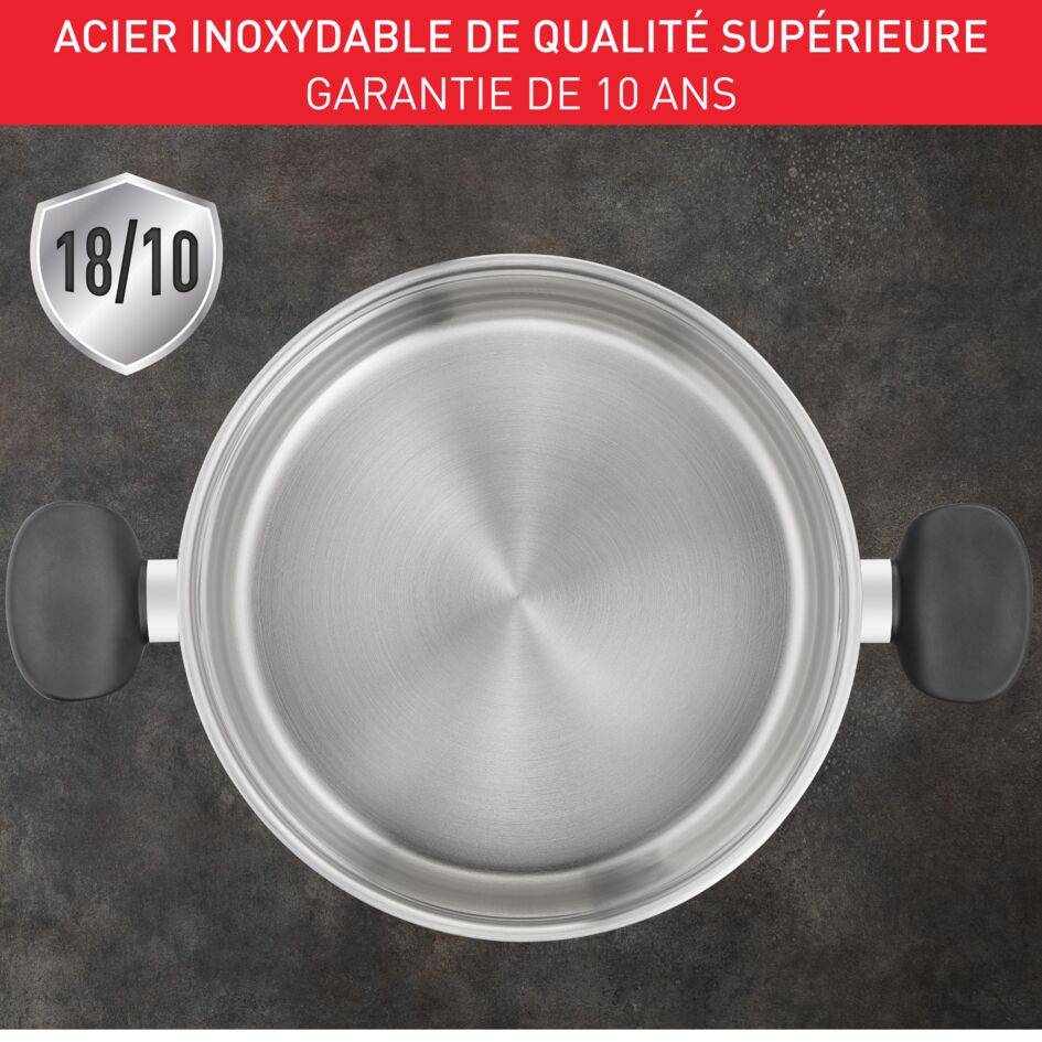 PRIMARY Couscoussier avec panier vapeur 9L? Qualité Premium, Excellente chaleur diffusion 