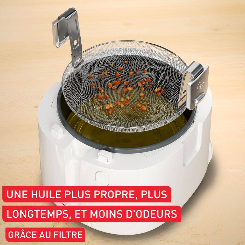 Filtra Vision, Friteuse, Fenêtre de visualisation très large pour garder un oeil sur la cuisson
