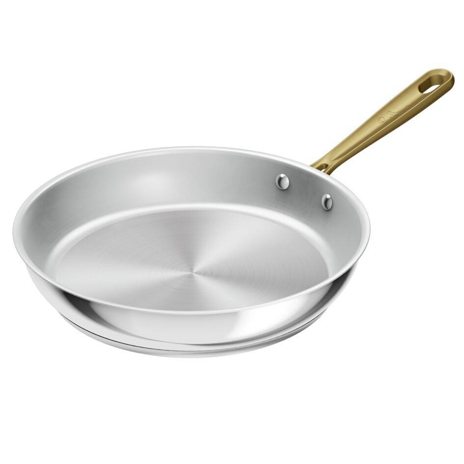 Tefal & Bocuse, Poêle de 28 cm, Induction, Acier inoxydable sans revêtement