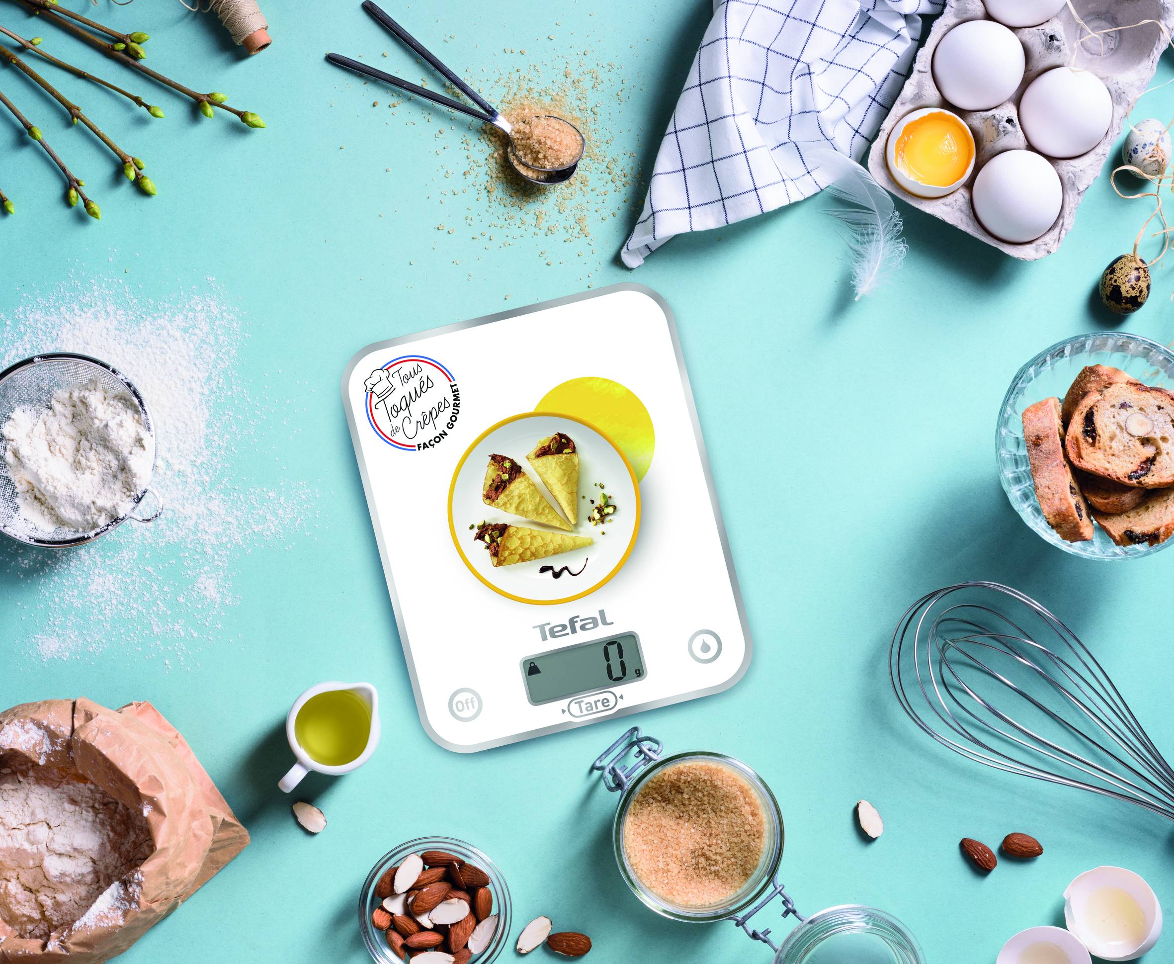 OPTISS DECOR Balance de cuisine Chandeleur