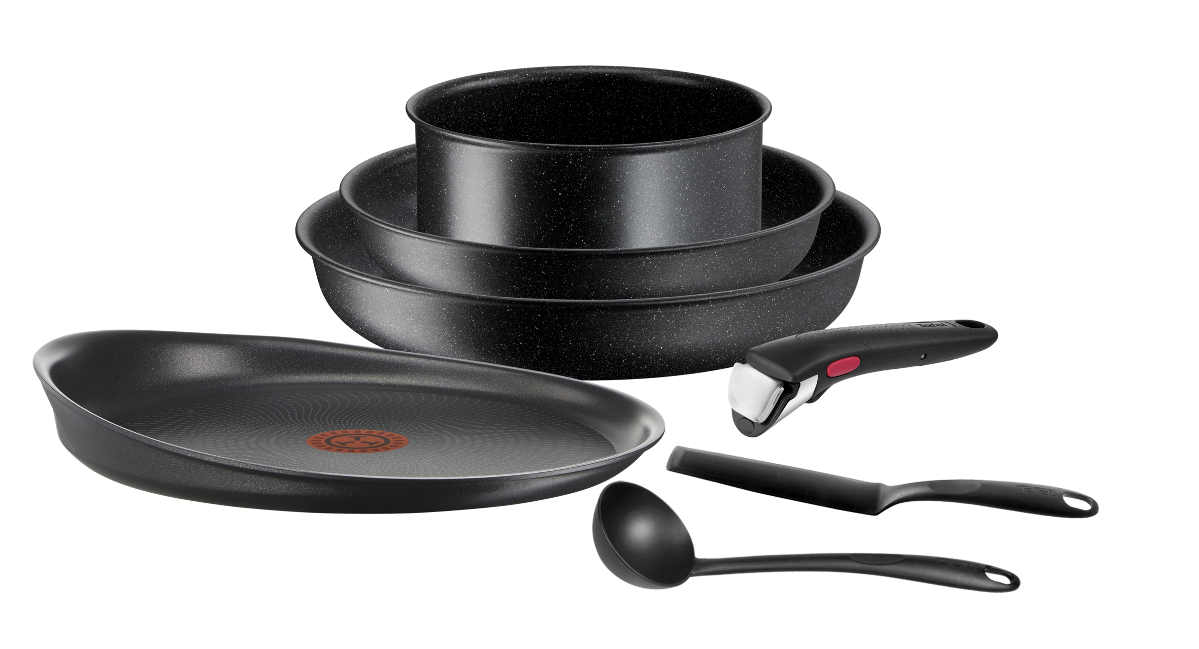 Ingenio Black Stone Batterie de cuisine 7 pièces