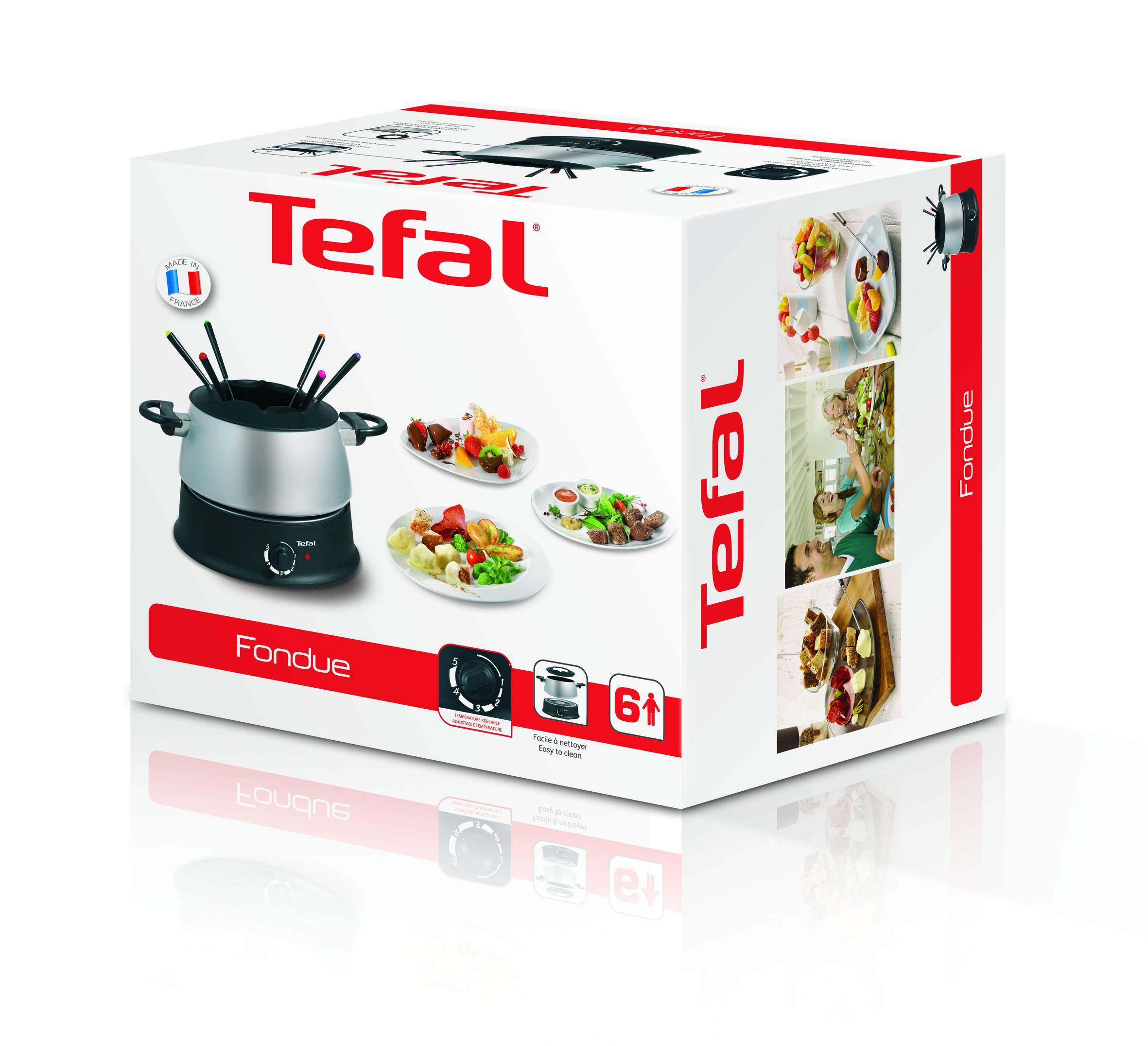 Multi Fondue, Appareil à fondue, Antiadhésif, 6 personnes, Base thermoplastique