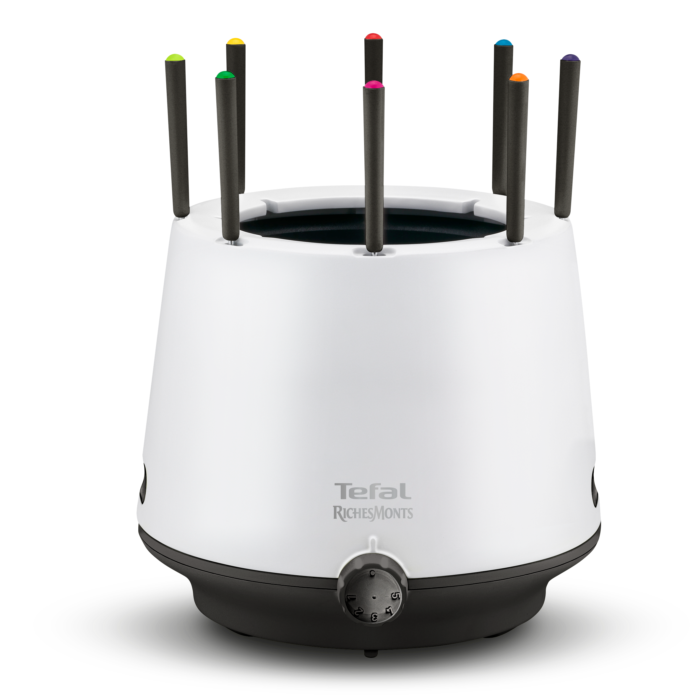 RichesMonts, Appareil à fondue, Antiadhésif, 8&nbsp;personnes, Paroi isolante 