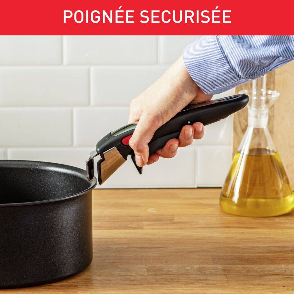 Ingenio expertise noir induction batterie de cuisine 11 pièces