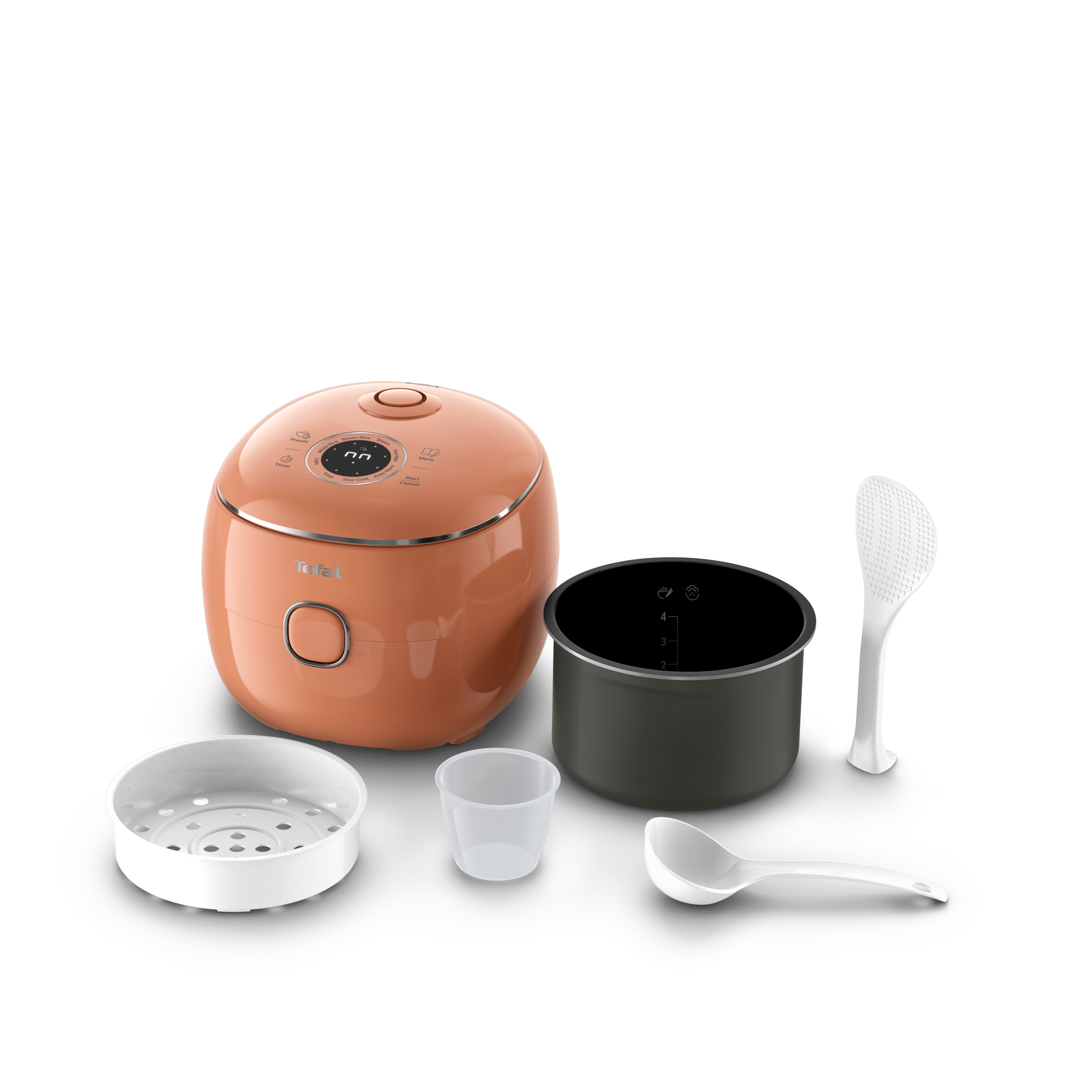 Pop, Cuiseur de riz 2 L, 8 programmes, Résultats savoureux, Format compact