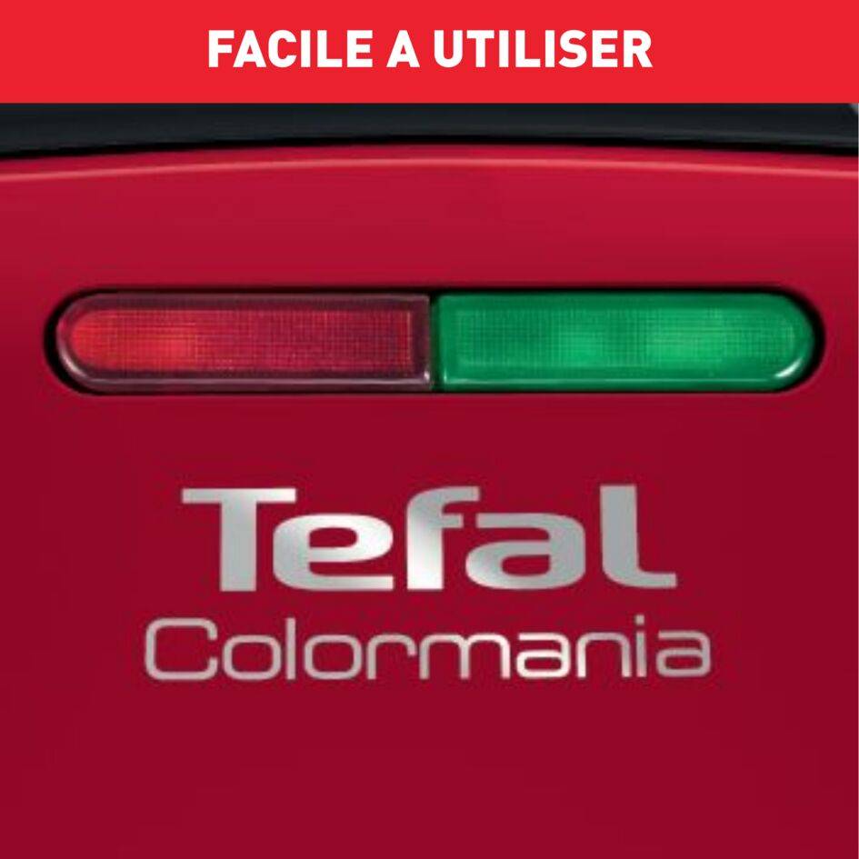 Snack Time Colormania, Appareil à gaufres et croque-monsieur, 2 jeux de plaque inclus