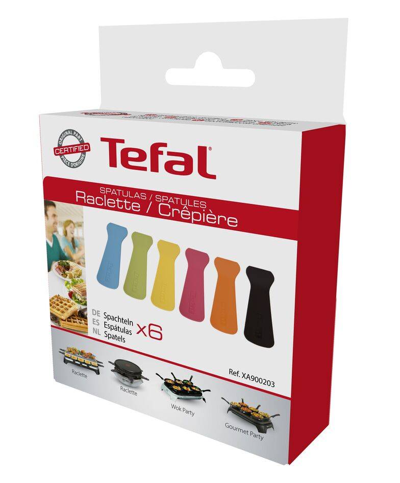 Lot de 6 spatules à raclette XA900203