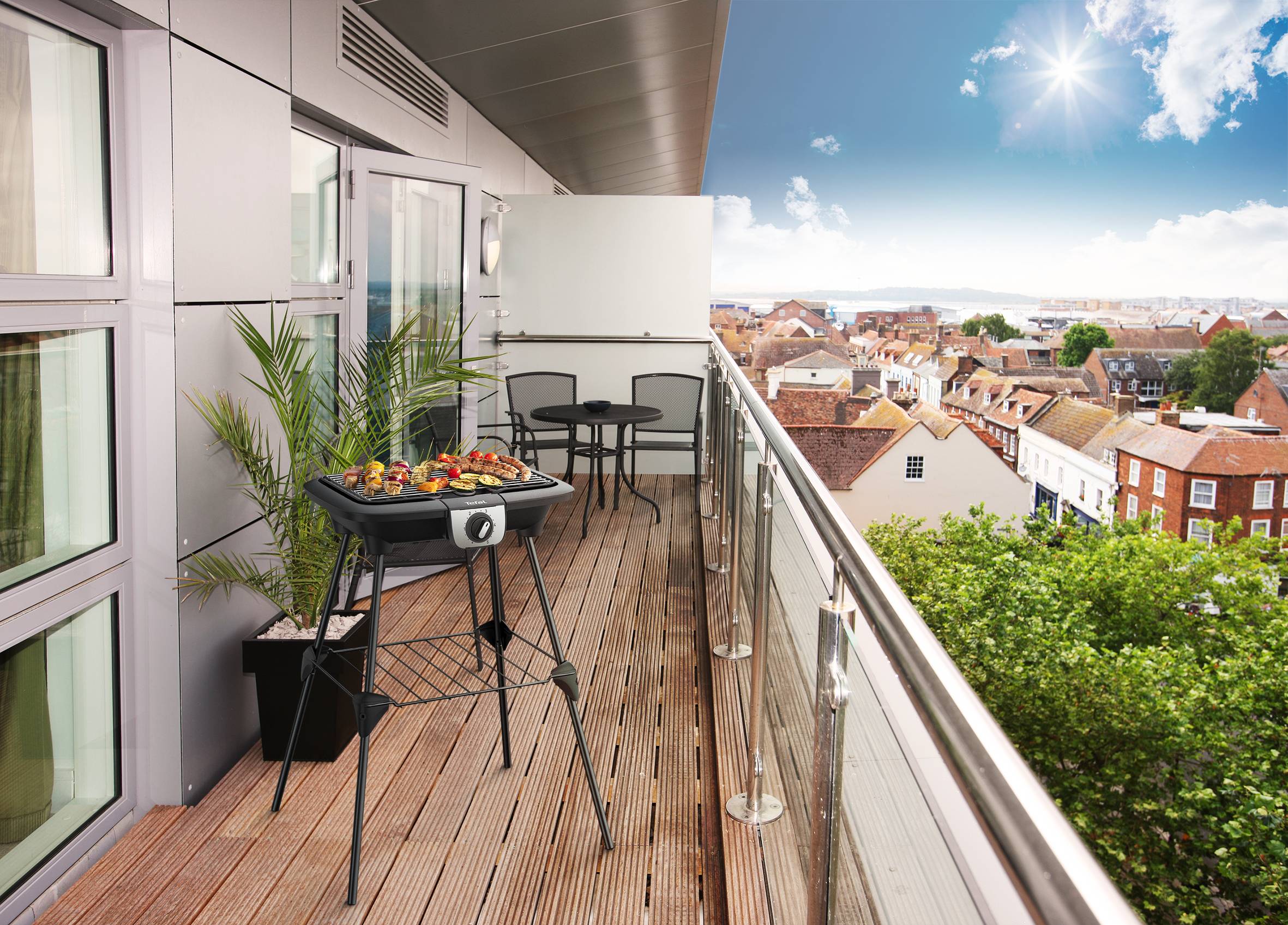 EASY GRILL 2 EN 1 PIEDS avec plaques plancha