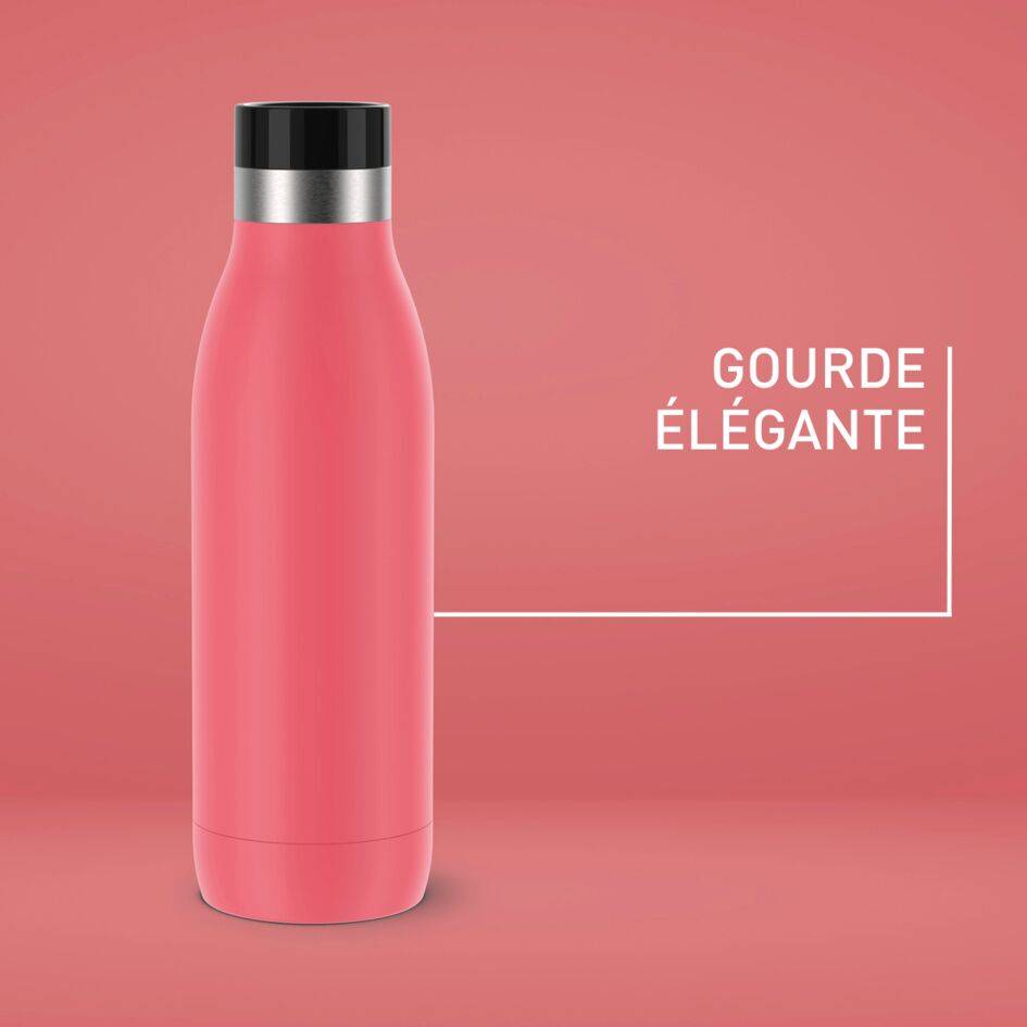 BLUDROP Gourde 0,5L Corail