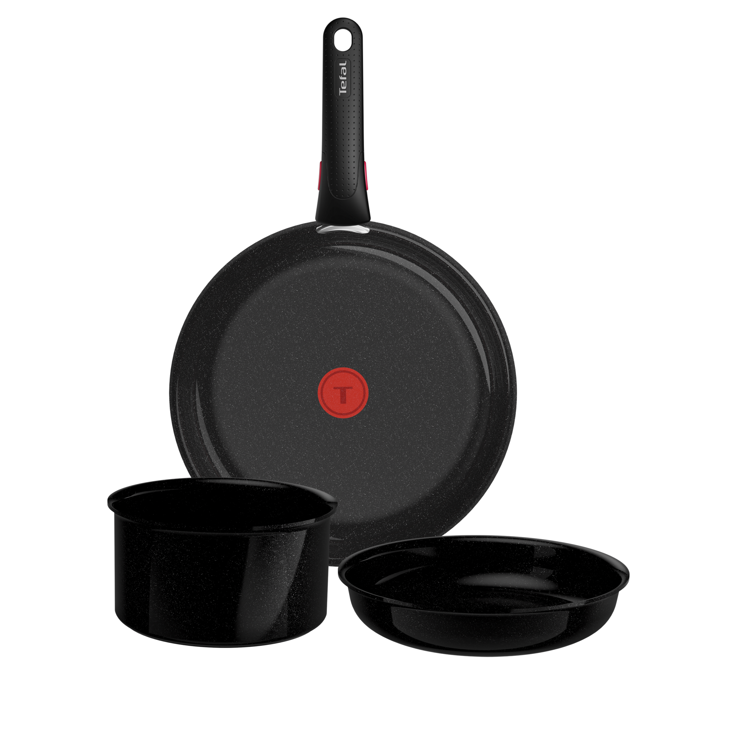 Ingenio Excellence Ceramic, Batterie de cuisine 4&nbsp;pièces, Empilable, Revêtement céramique