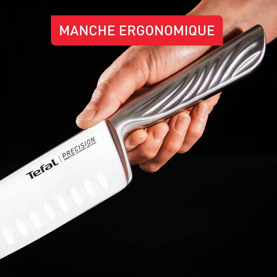 Precision Couteau de cuisine Santoku 16,5 cm