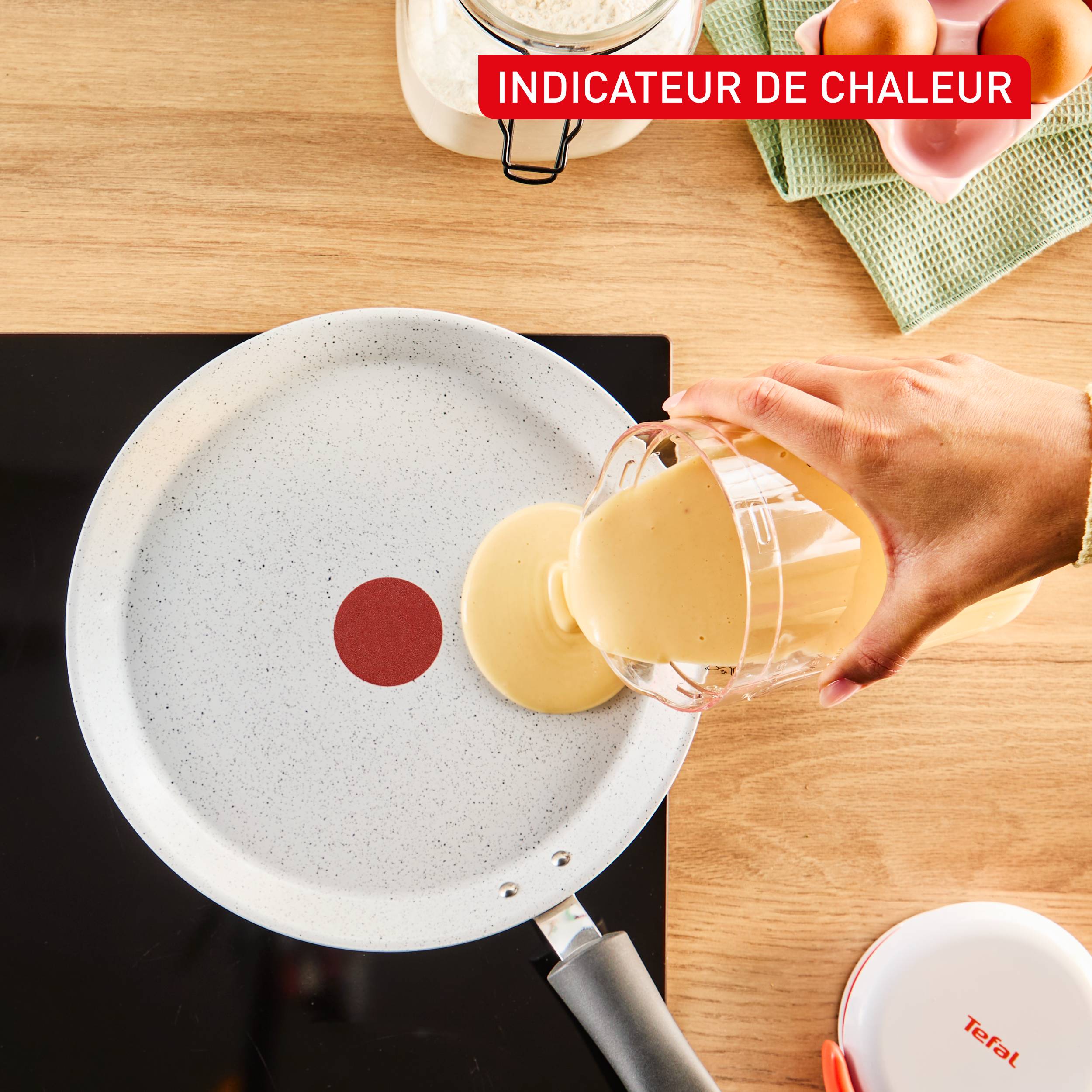 Chandeleur&nbsp;2026, Poêle à crêpes 28&nbsp;cm, Revêtement antiadhésif en céramique
