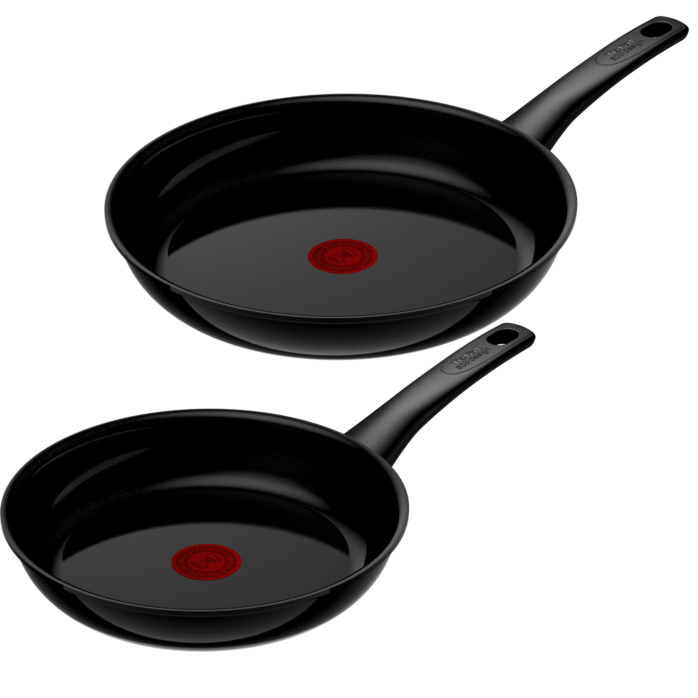 Renew Black On, Lot de poêles, Céramique, Induction, 24/28cm