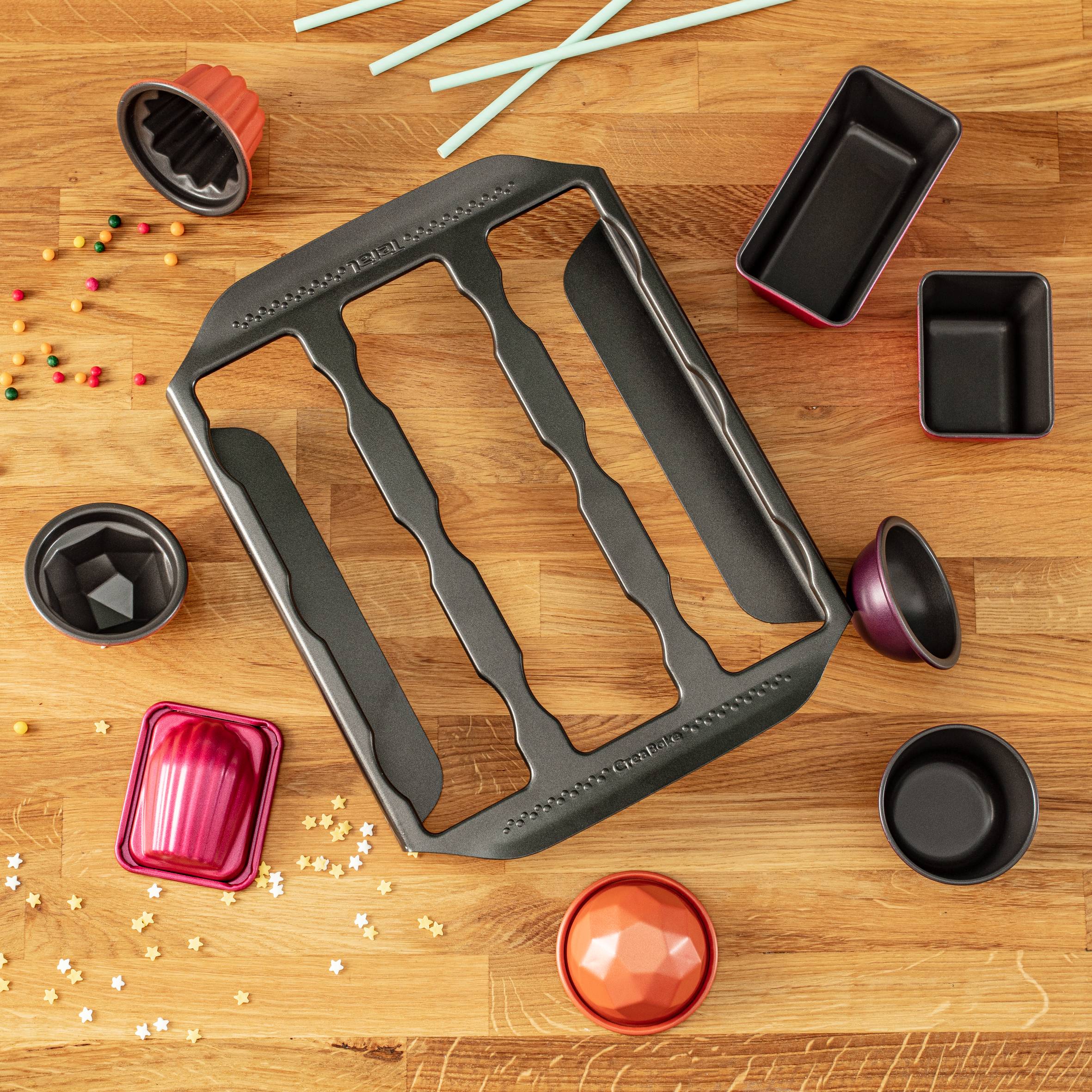 Creabake 3 moules à muffins 7,5cm