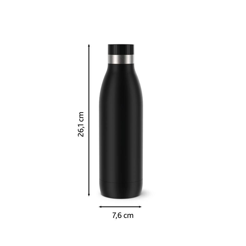 BLUDROP Gourde 0.7 L Noir