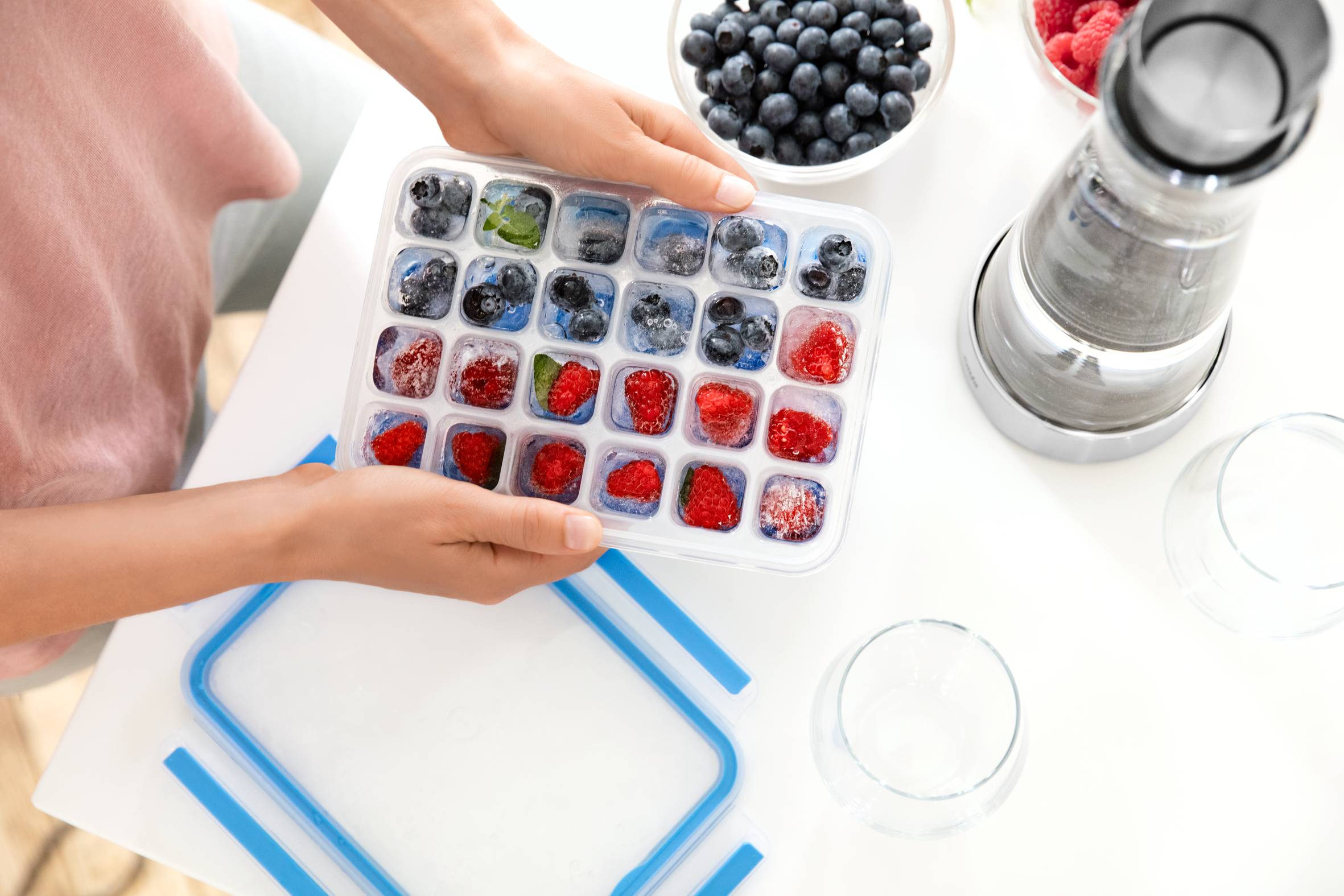 Shaker gradué 0,5 L - Bleu MASTERSEAL FRESH