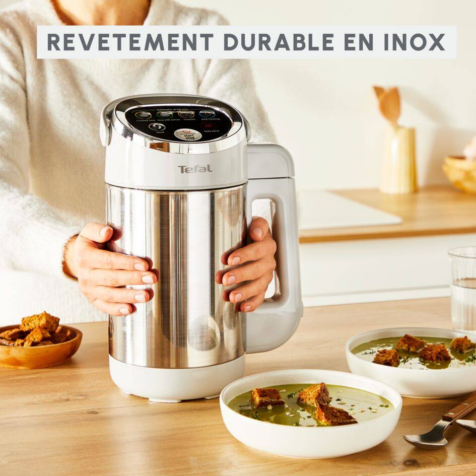 Blender chauffant,quatre programmes automatiques, capacité 1,2 L