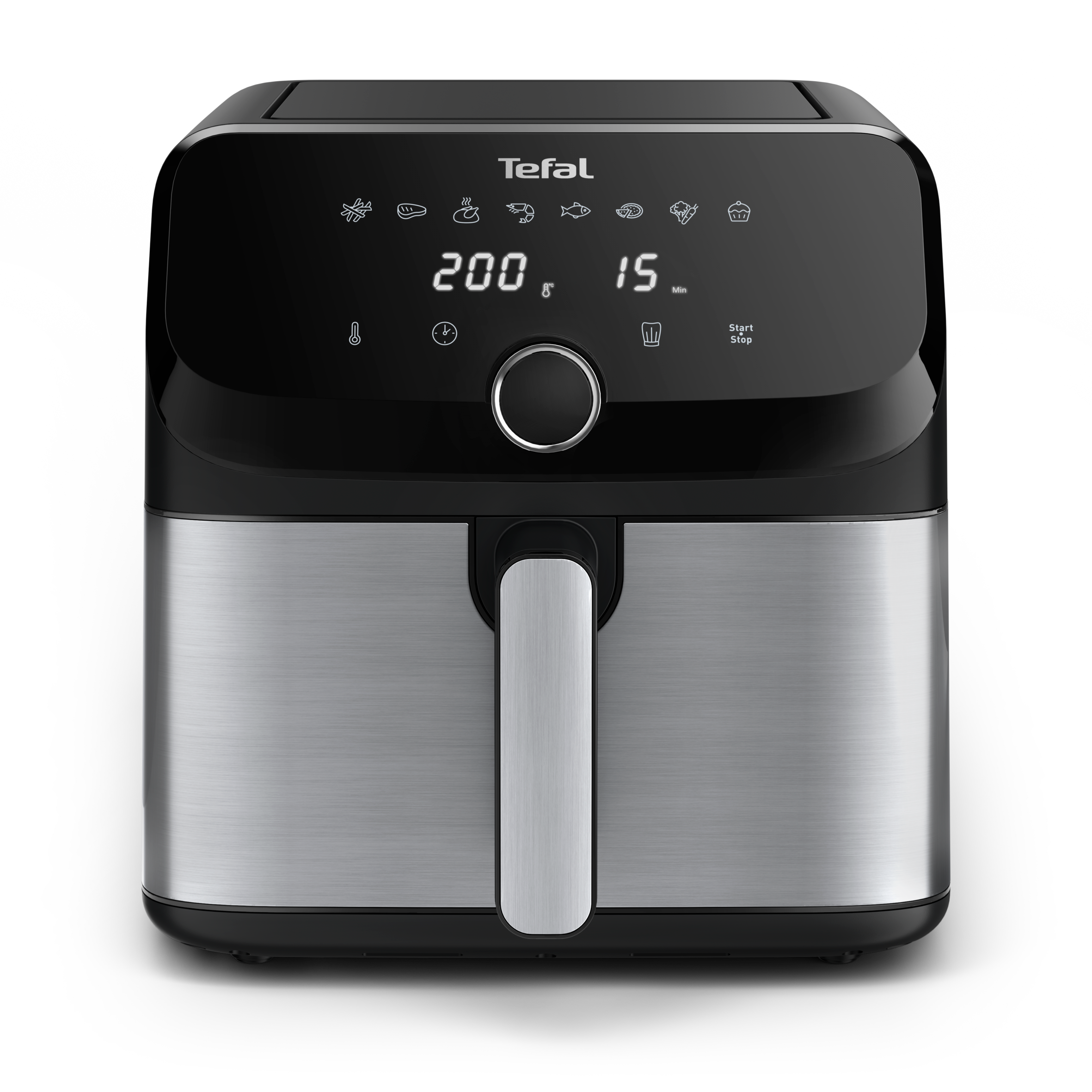 Easy Fry Mega Tefal, friteuse sans huile, air fryer très grande capacité de 7.5 L, 8 programmes prédéfinis
