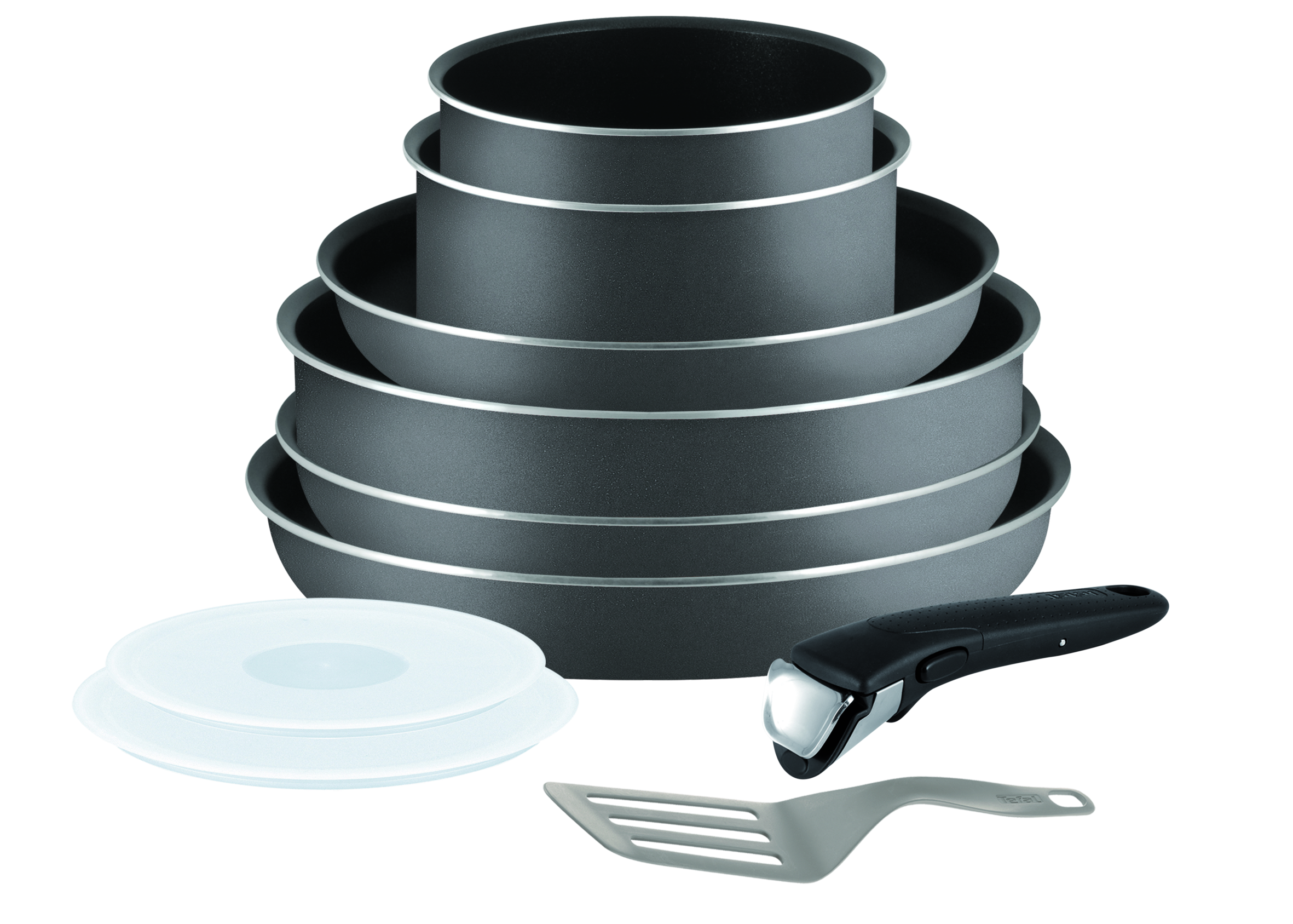 TEFAL Batterie de cuisine Ingenio Emotion 5 pcs L8975S04 pas cher