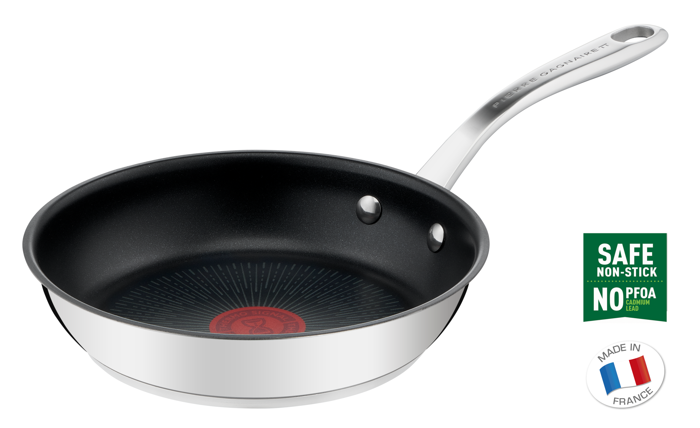 Pierre Gagnaire Poêle acier inoxydable revêtu 20 cm