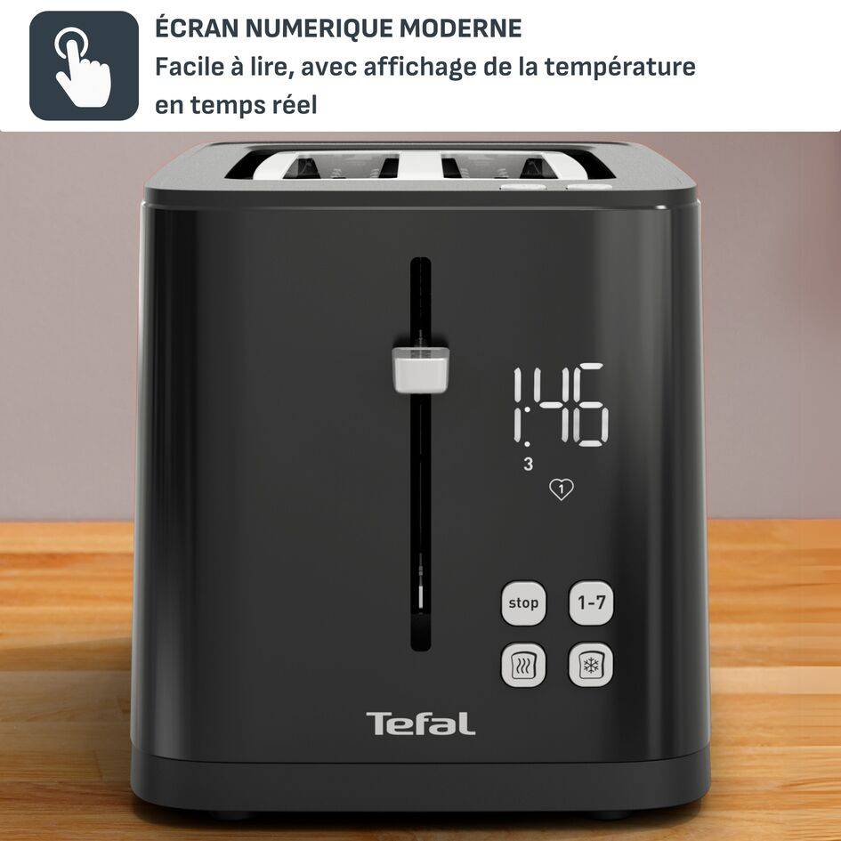 Smart'N Light, Grille-pain électrique, Numérique, 7 niveaux de dorage