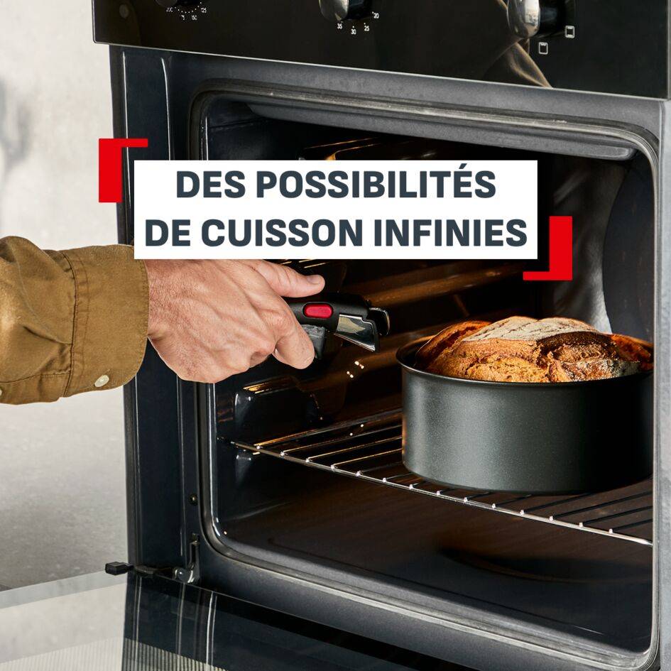 Ingenio Excellence+, Casseroles 16/18/20&nbsp;cm, Empilable, Revêtement antiadhésif, Induction