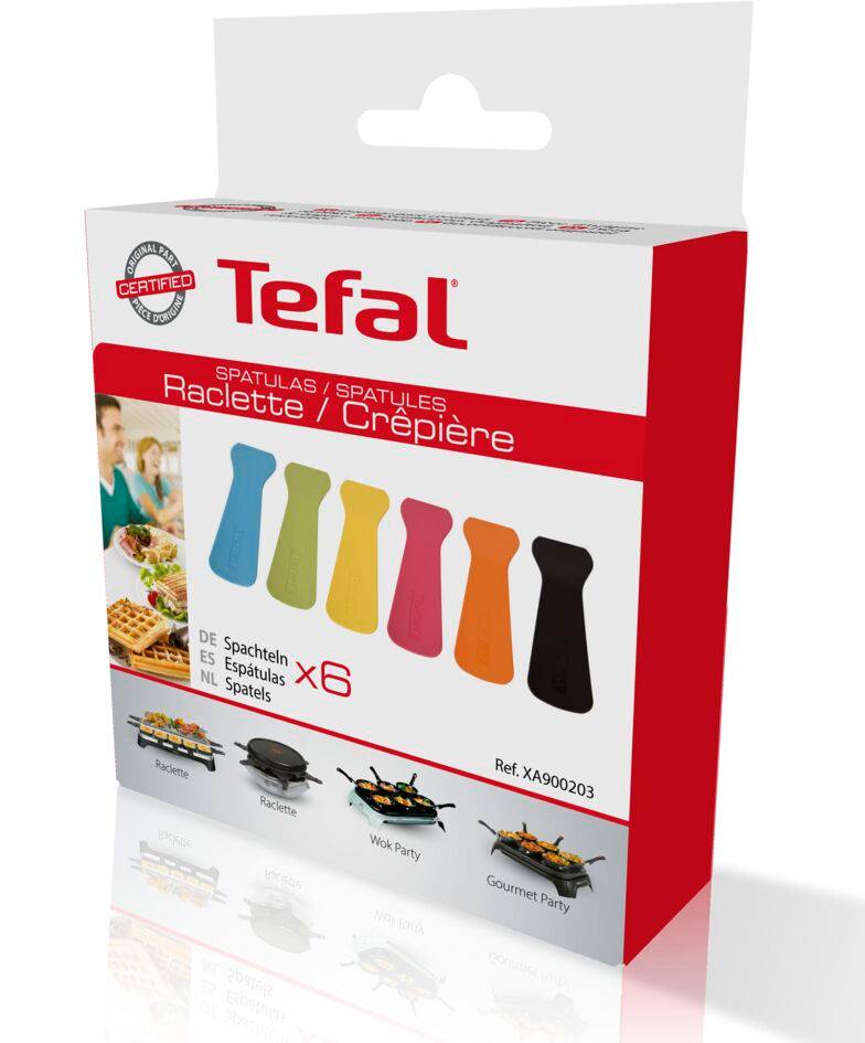 Lot de 6 spatules à raclette XA900203