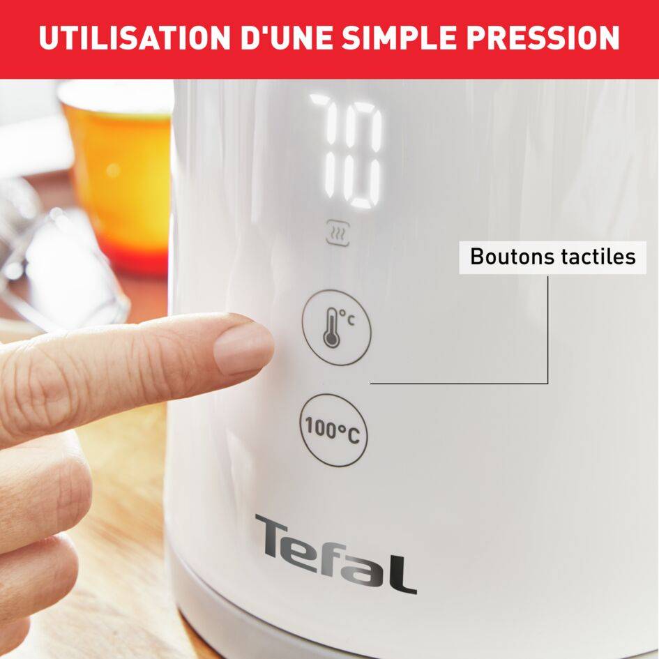 Sense, Bouilloire électrique, 1.5 L, Affichage numérique, 5 températures