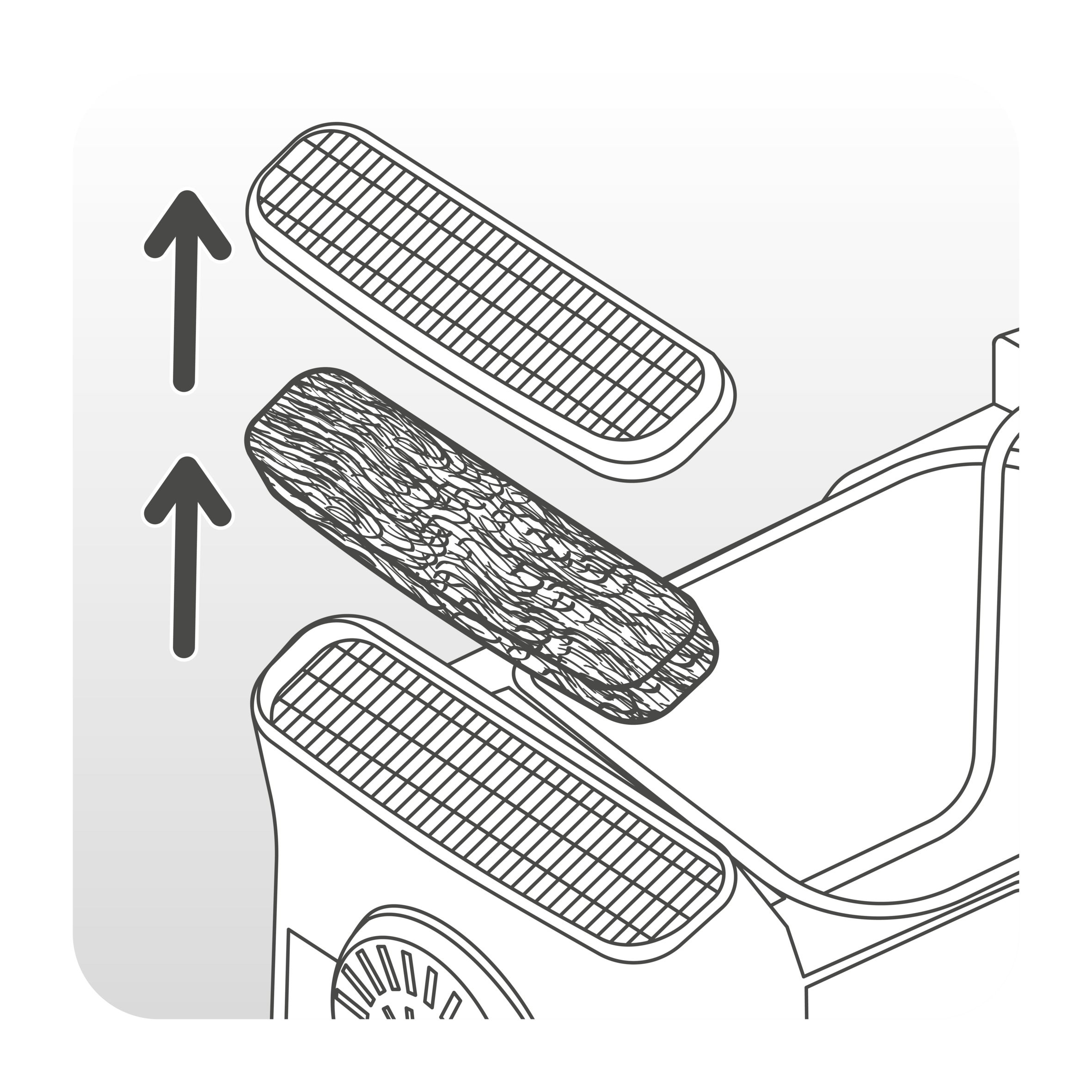 Filtres à charbon x3 XA142000