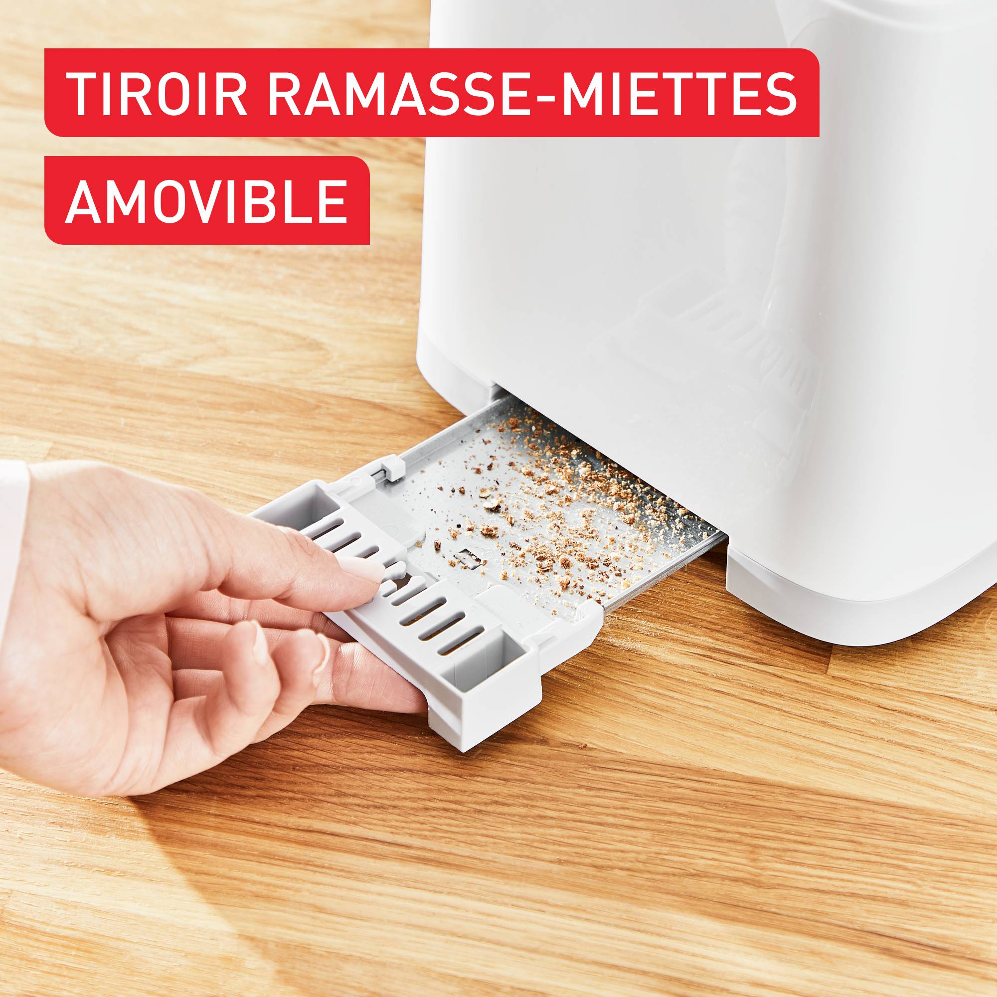 Sense, Grille-pain électrique, Fentes à largeur variable, 7 niveaux de dorage