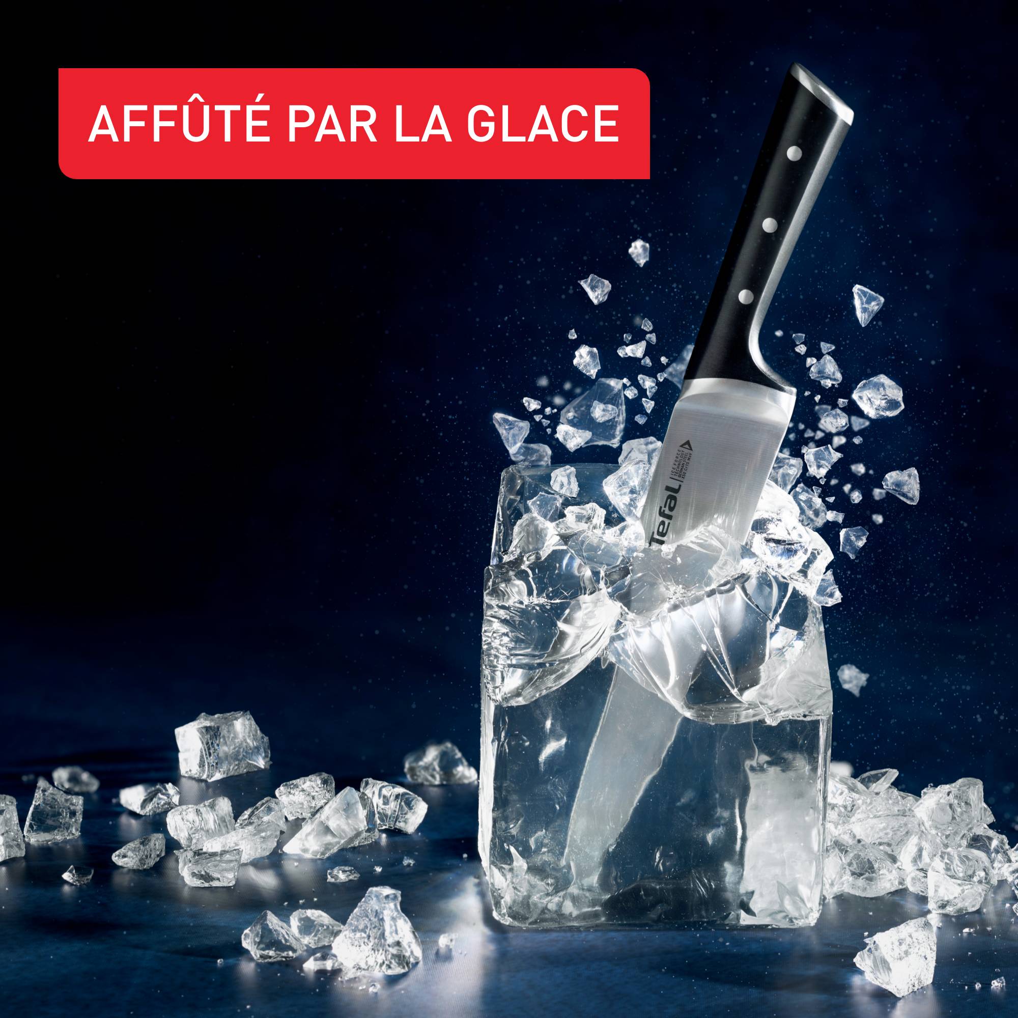 Ice Force, Bloc de couteaux 6 pièces, tranchant longue durée