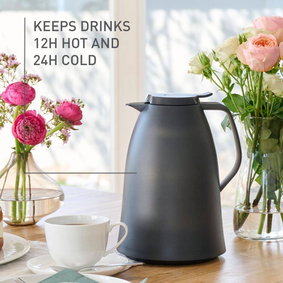 Carafe isotherme 1 L - Noir translucide MAMBO