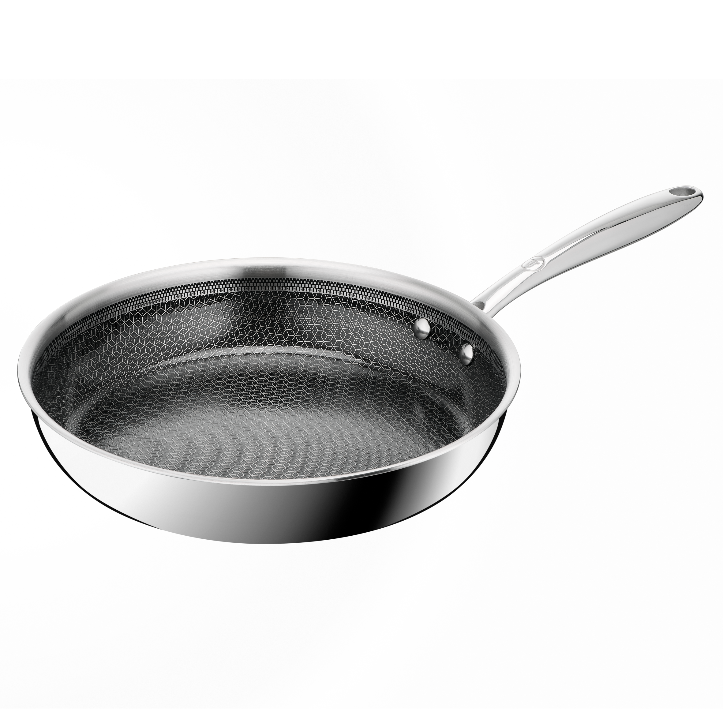 Master Ceram, Poêle 26 cm, Revêtement inox et céramique, Induction