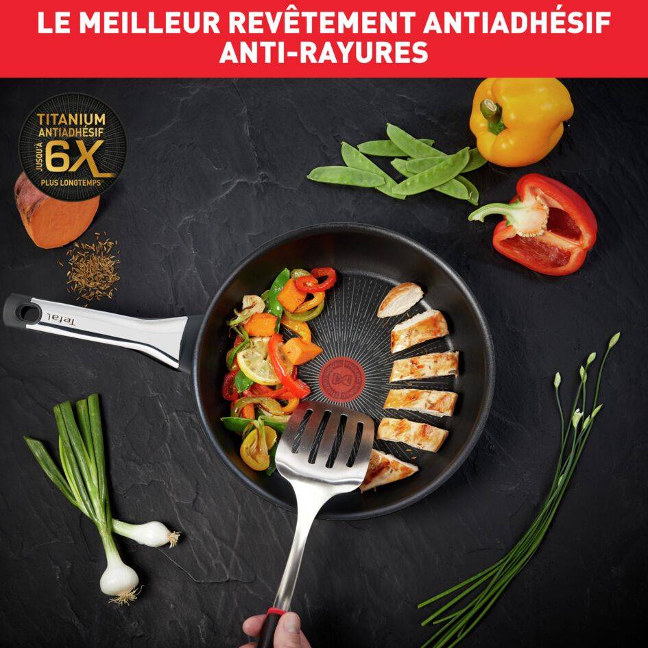 Excellence Poêle 20 cm, Antiadhésif anti-rayures, Induction