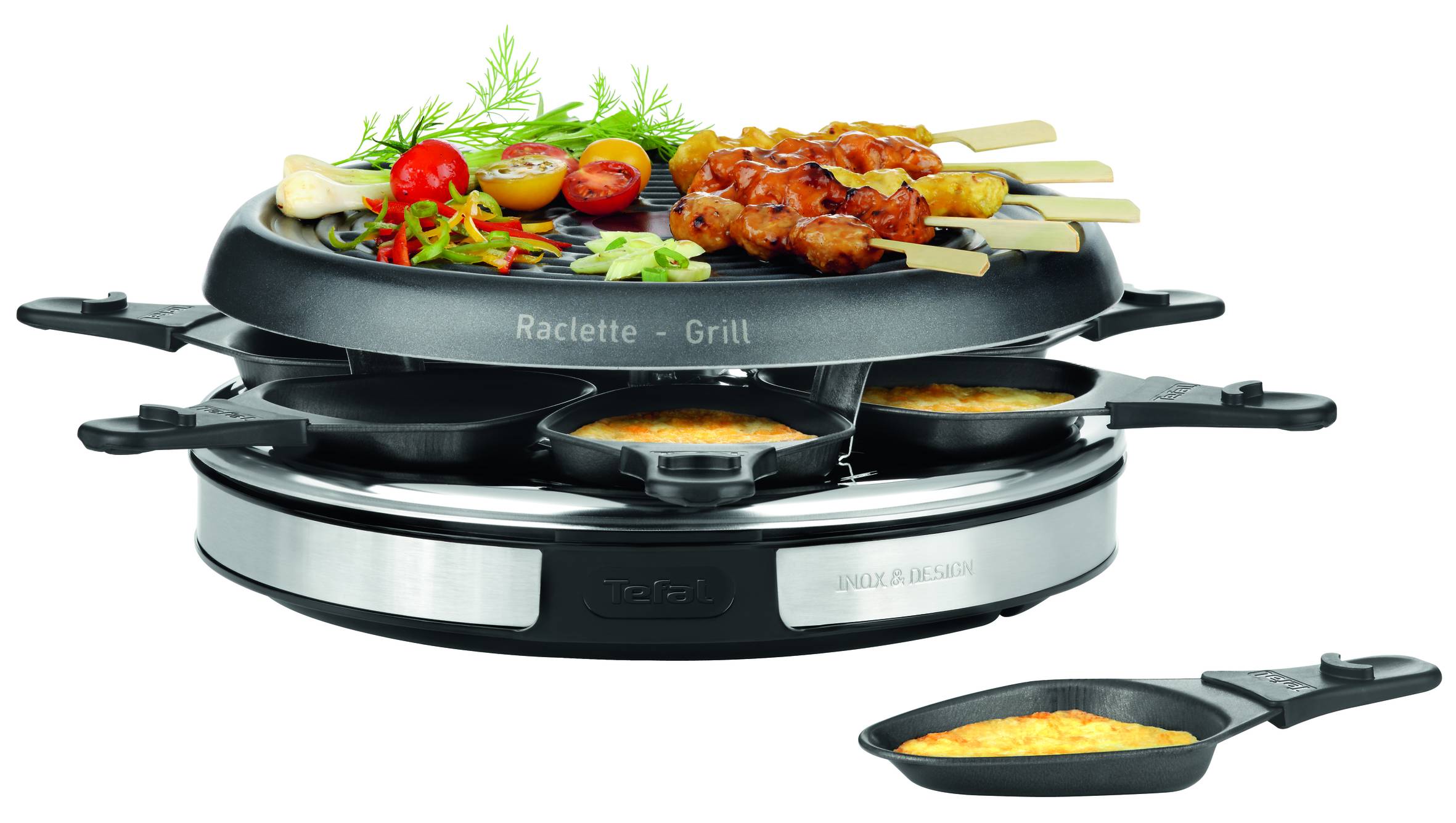 Raclette Inox & Design 6 coupelles